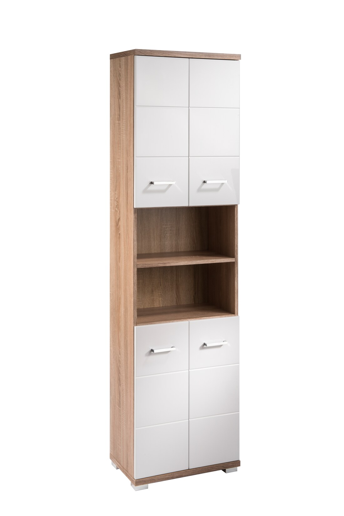 byLIVING Badezimmer Hochschrank NEBRASKA, Breite 50 cm, Artisan Eiche/weiß