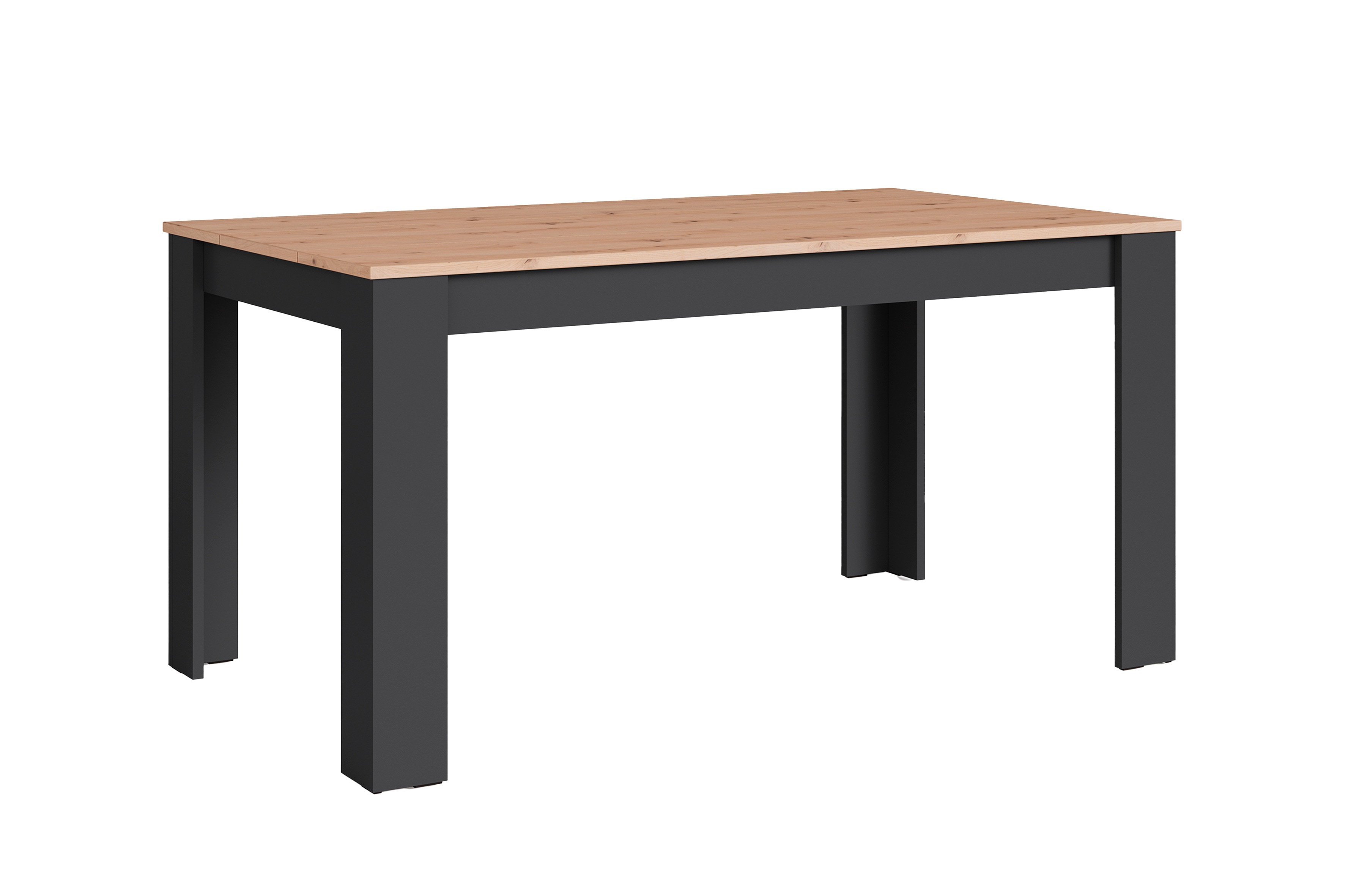 byLIVING Esstisch NORI, Breite 160 cm, anthrazit/Artisan Eiche (Eiche-Optik) - Bild 1