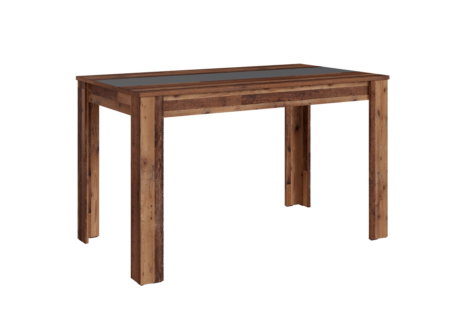 byLIVING Esstisch NORI, Breite 140 cm, Old Wood (Altholz-Optik)/anthrazit | 04251942232097