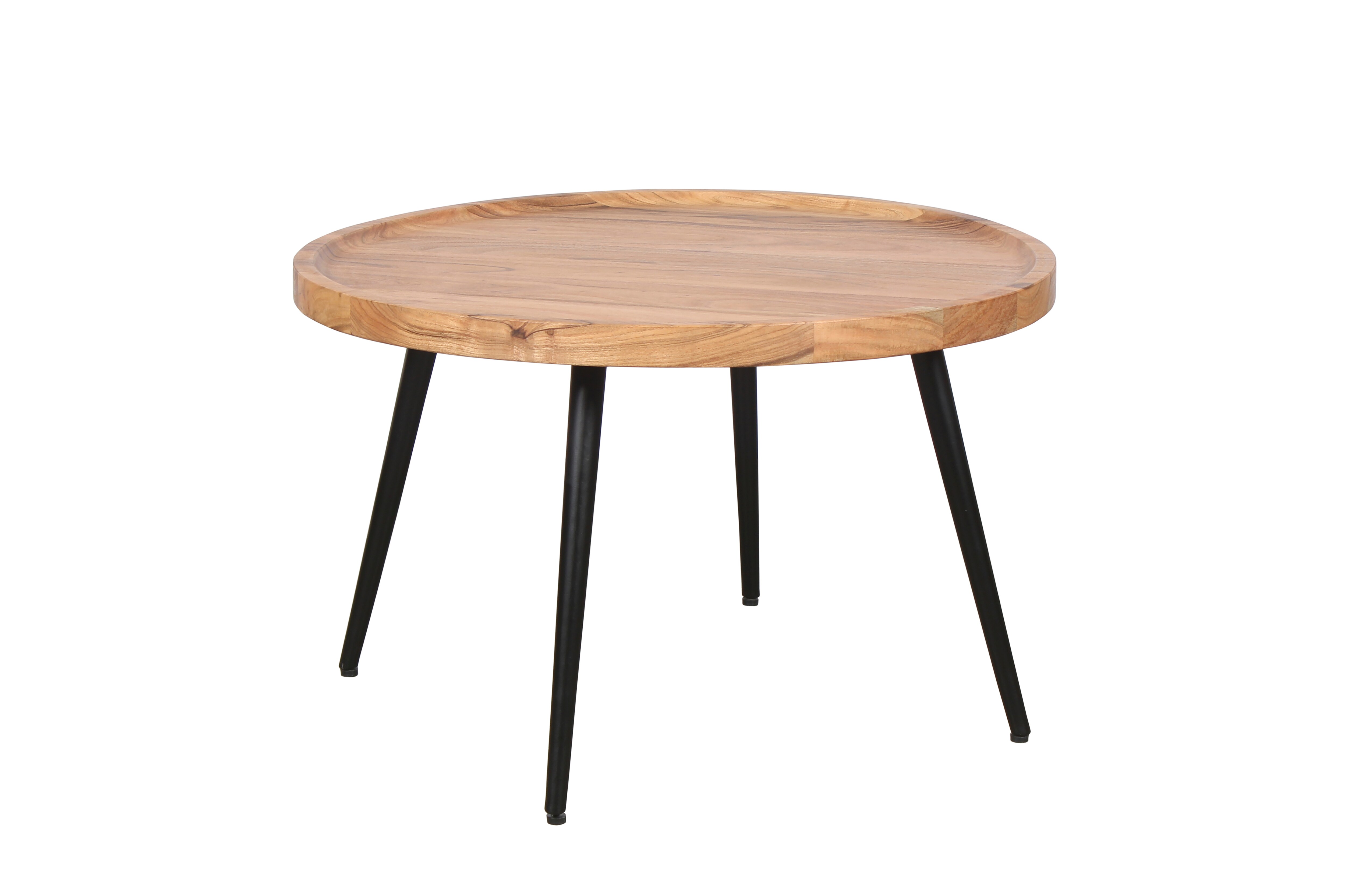 byLIVING Couchtisch ROMY, Breite 75 cm, Akazie natur/schwarz - Bild 1