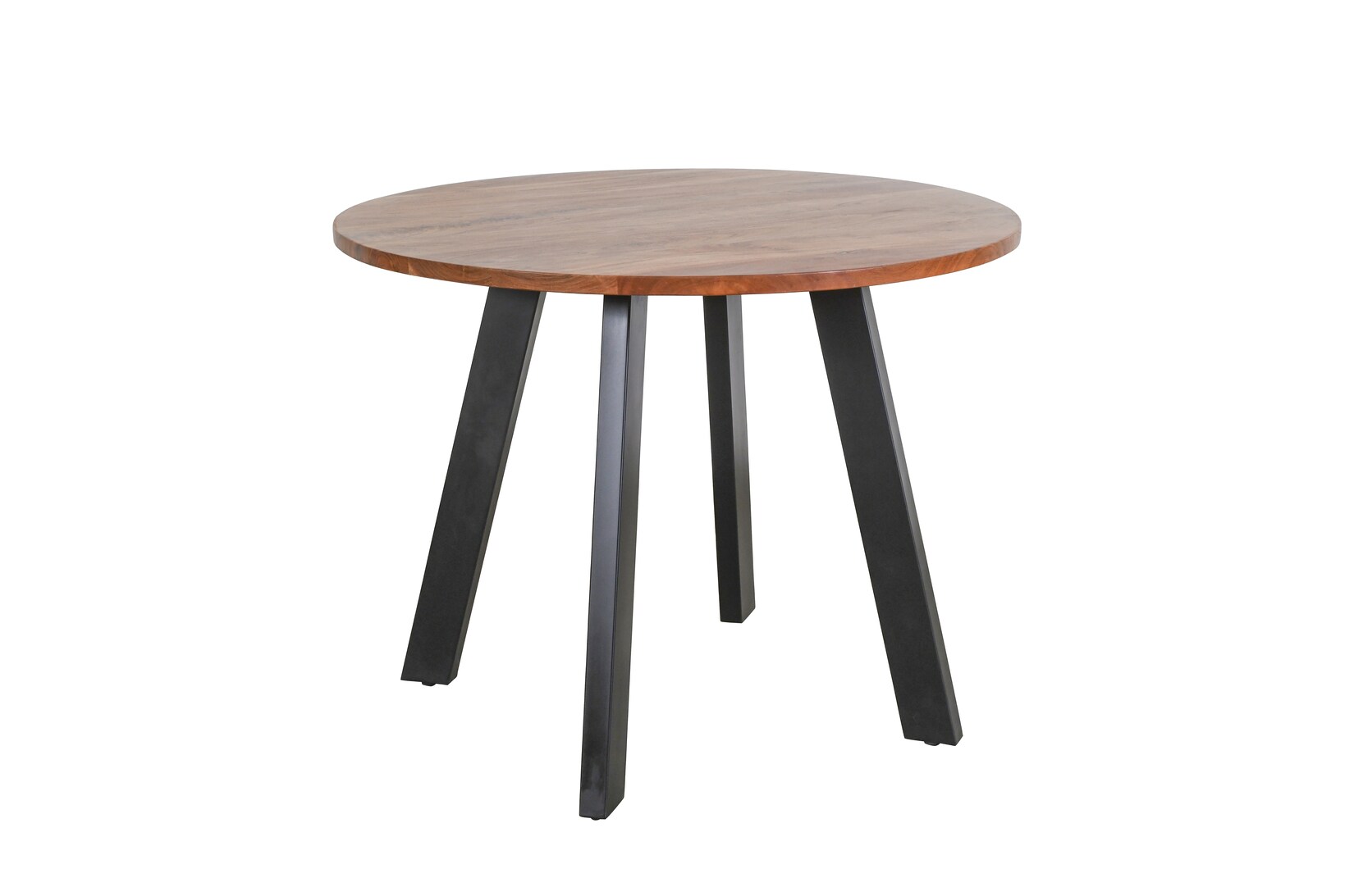 byLIVING Esstisch TARA, Breite 100 cm, Akazie natur/schwarz | 04251942242133