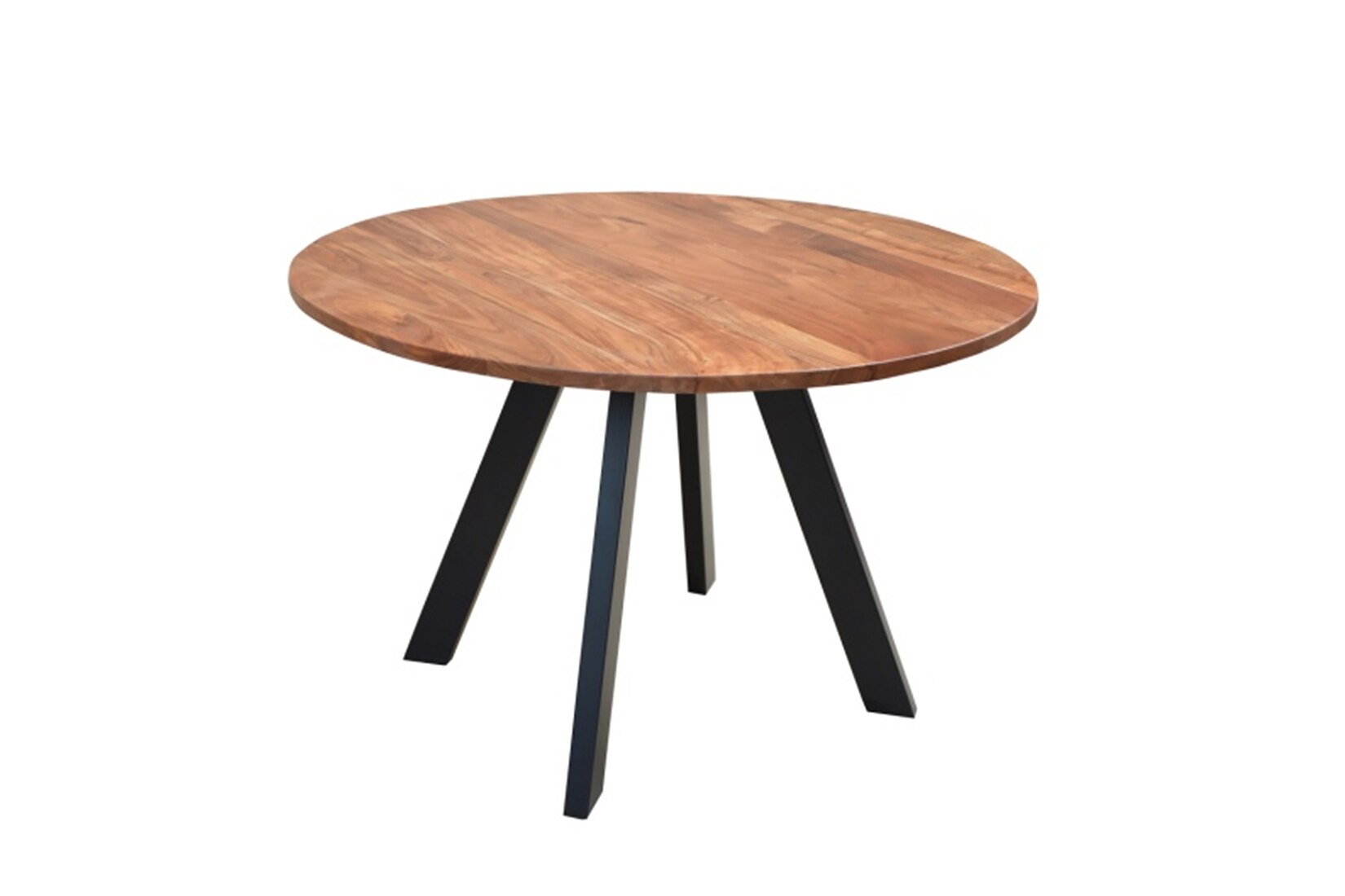 byLIVING Esstisch TARA, Breite 120 cm, Akazie natur/schwarz | 04251942211801