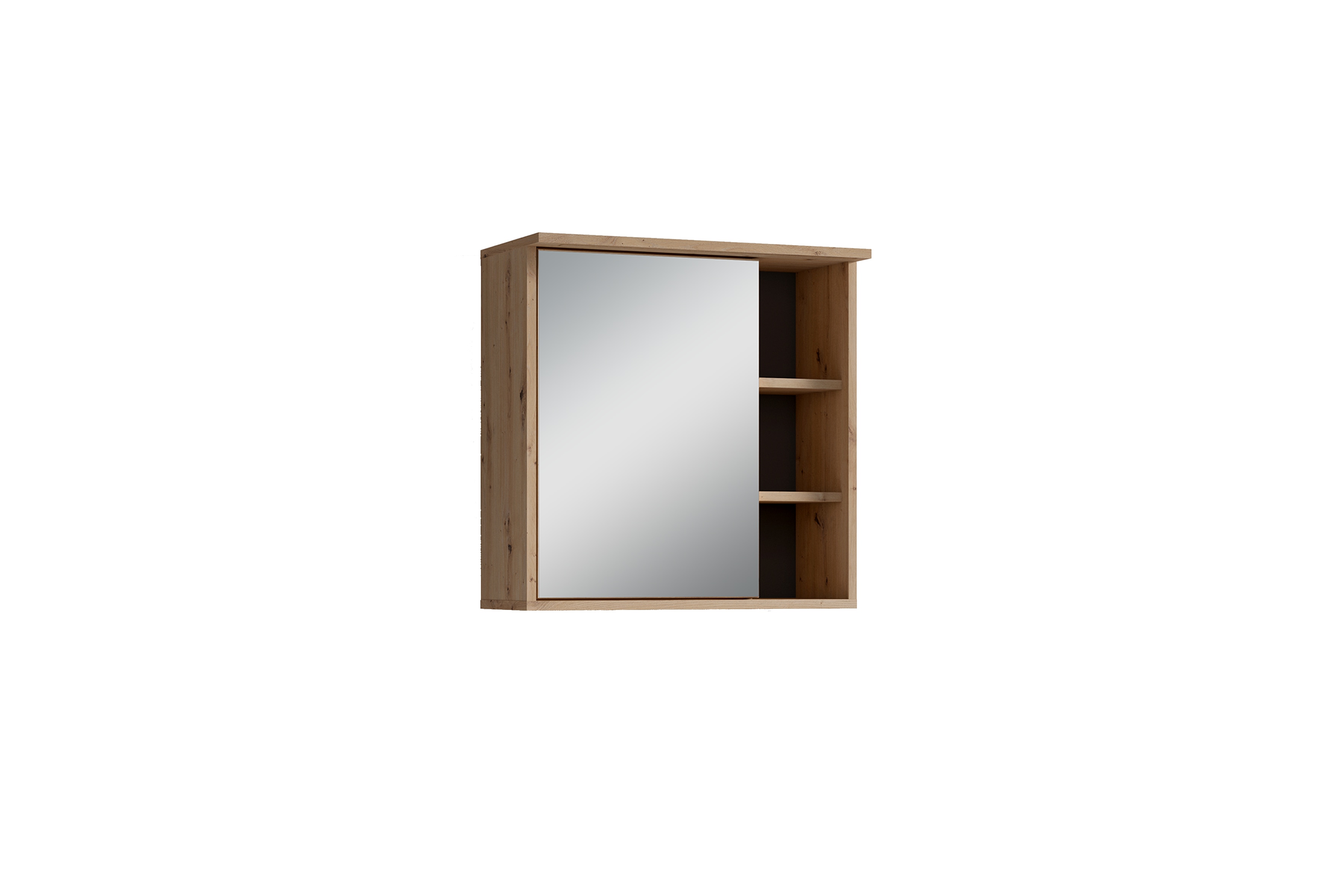 byLIVING Spiegelschrank WELLNESS, Breite 60 cm, Artisan Eiche (Eiche-Optik) - Bild 1