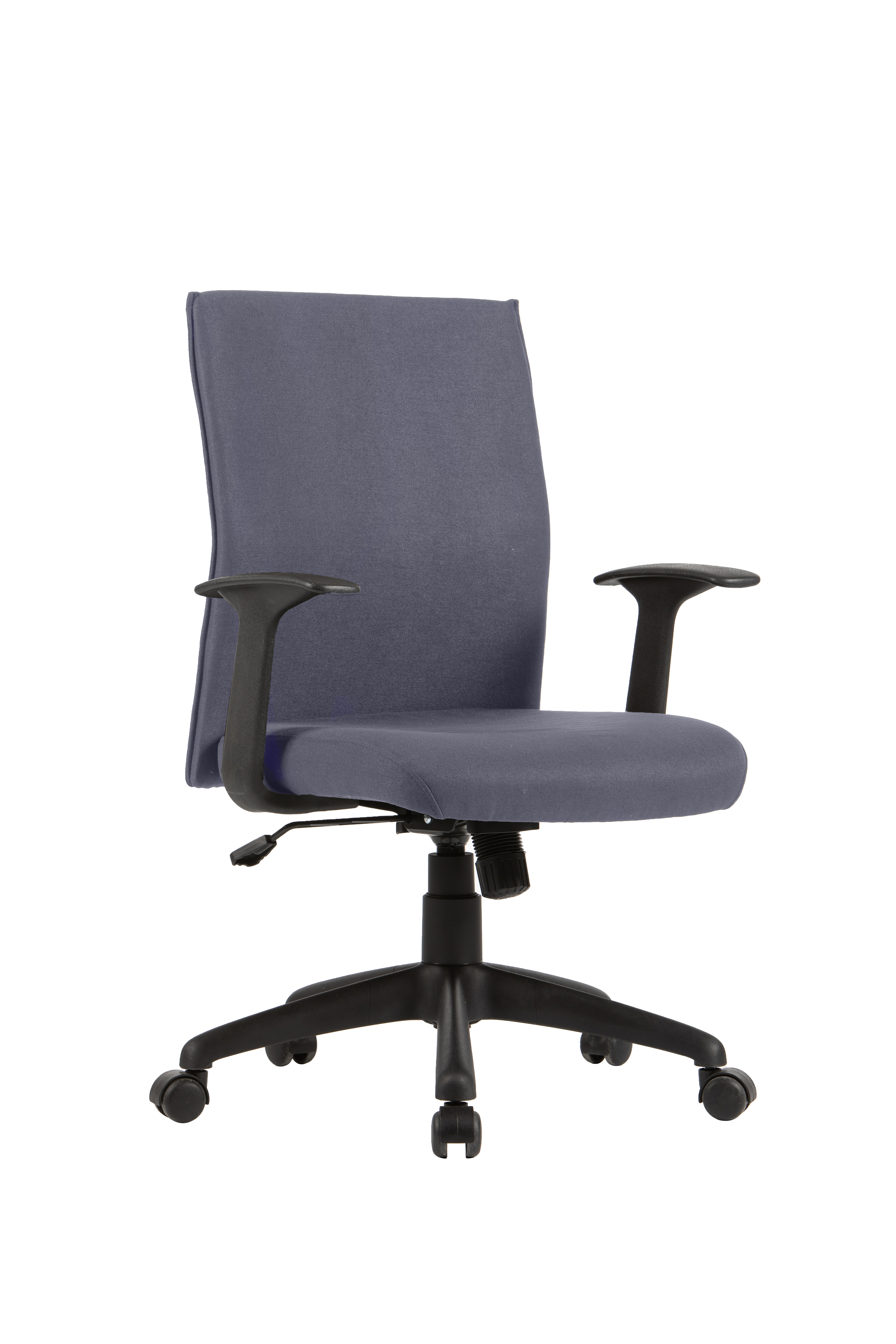 byLIVING B&uuml;rostuhl ROCKET, Webstoffbezug dunkelgrau, Kunststoff schwarz - Bild 1