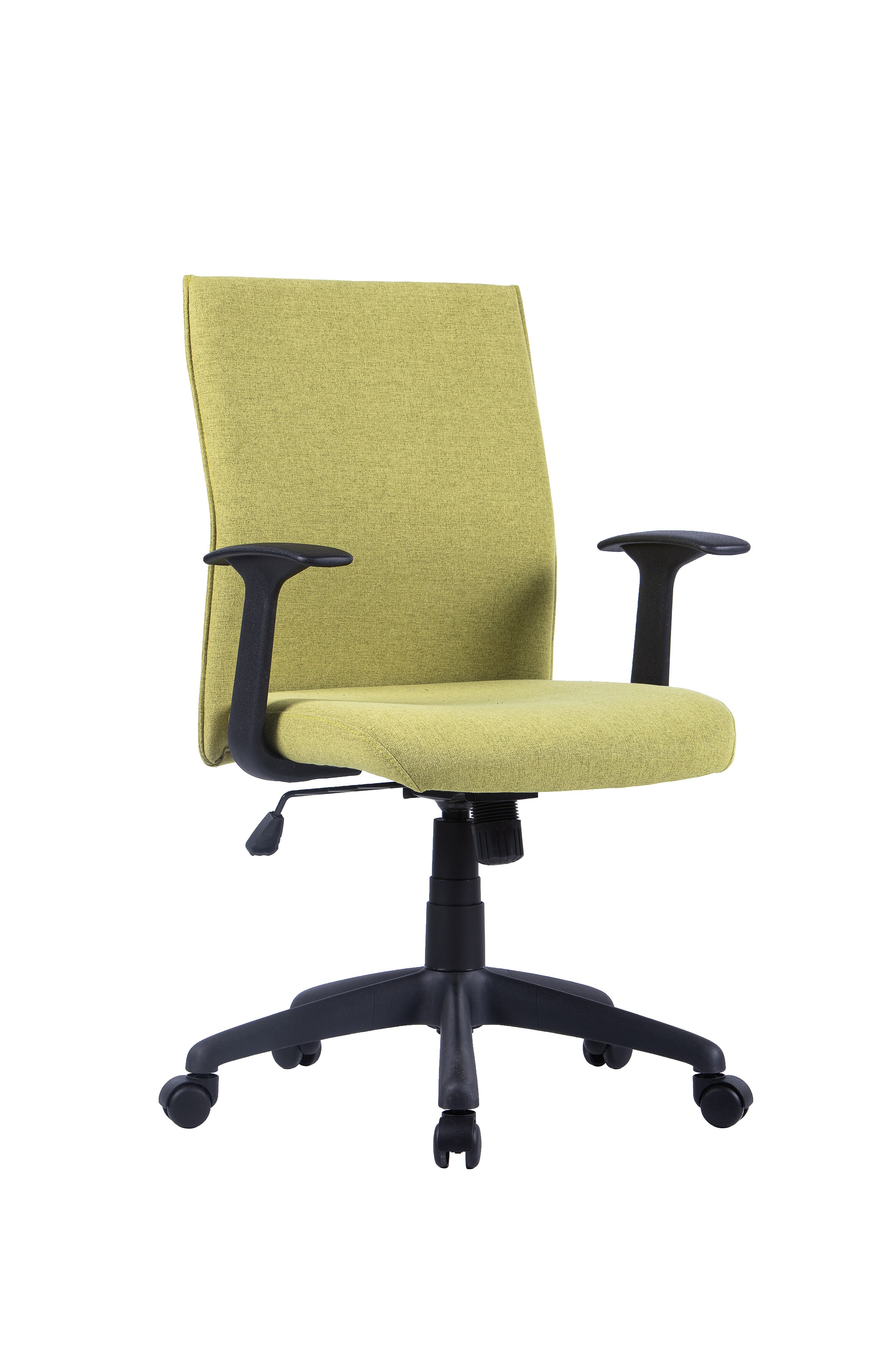 byLIVING B&uuml;rostuhl ROCKET, Webstoffbezug gr&uuml;n, Kunststoff schwarz - Bild 1