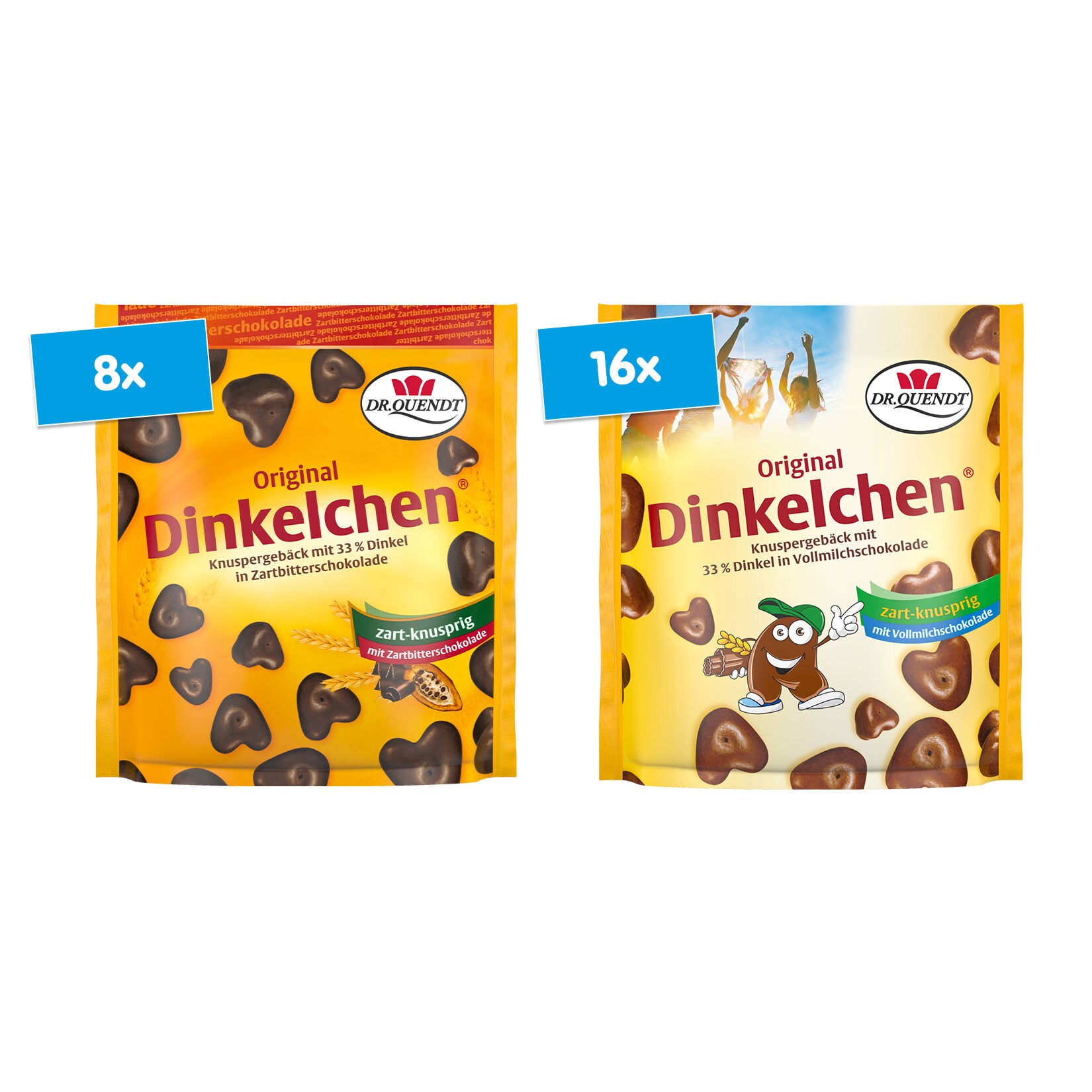Dr. Quendt Dinkelchen 85 g, verschiedene Sorten, 24er Pack - Bild 1