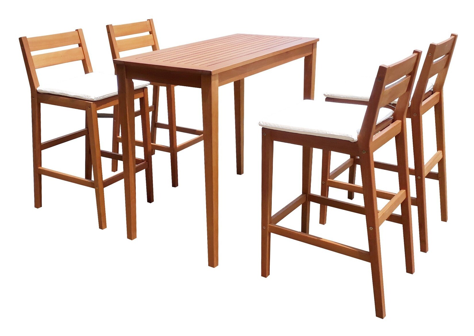 Barset MAINE, 5-teilig inkl. Kissen, Eukalyptus, braun | 04041908136084