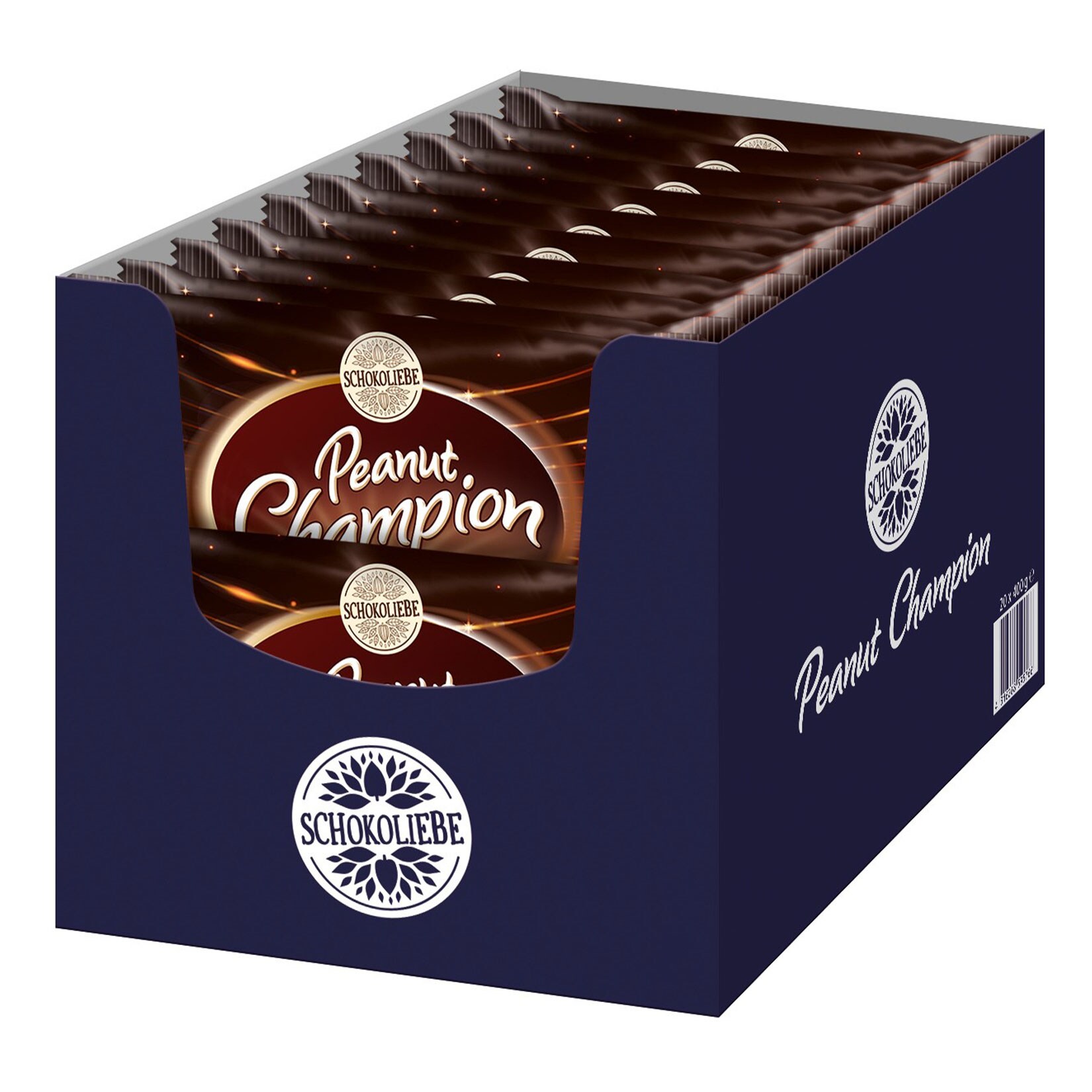 Schokoliebe Mini Peanut Champion 400 g, 24er Pack