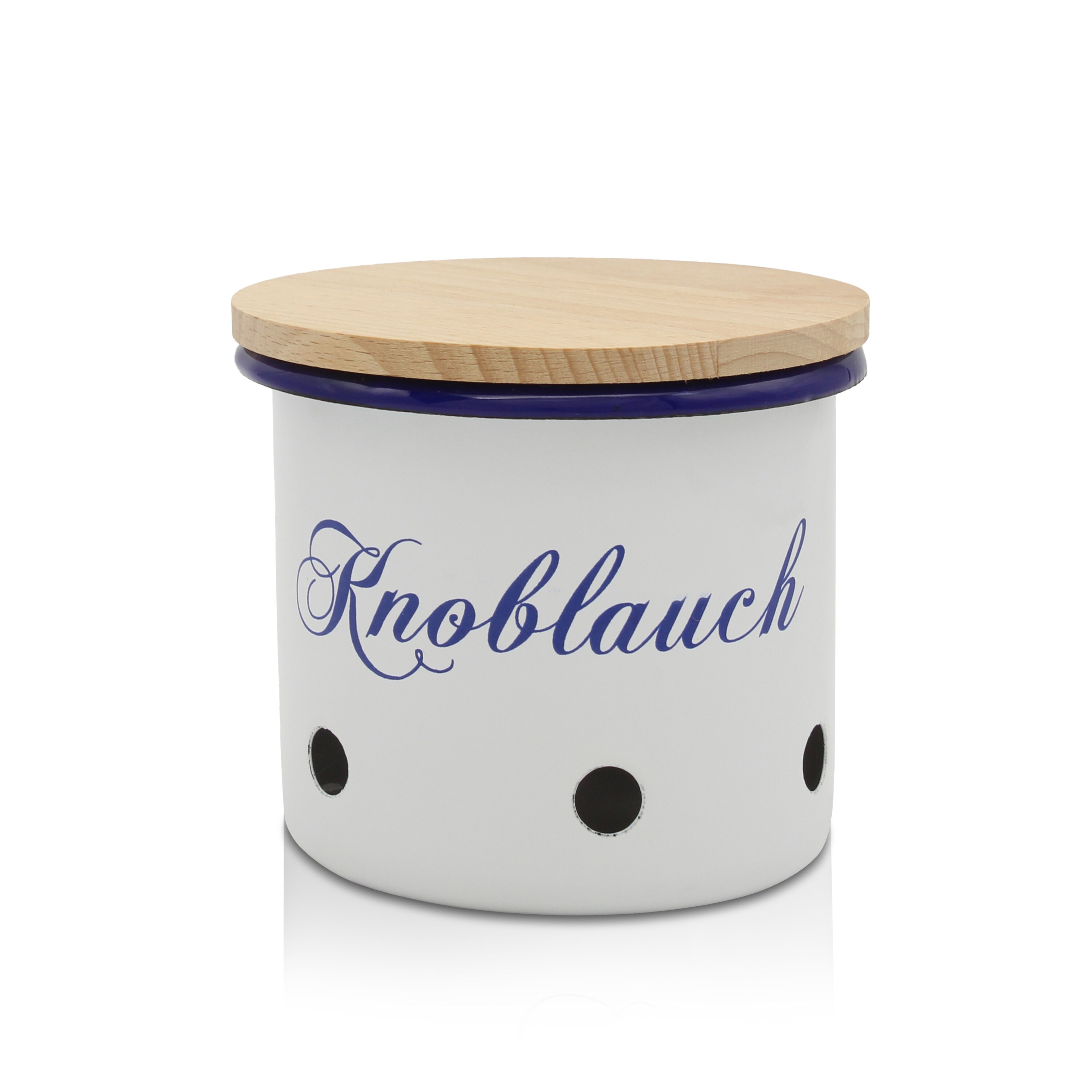 Vorratsdose Husum mit Schriftzug Knoblauch - Bild 1