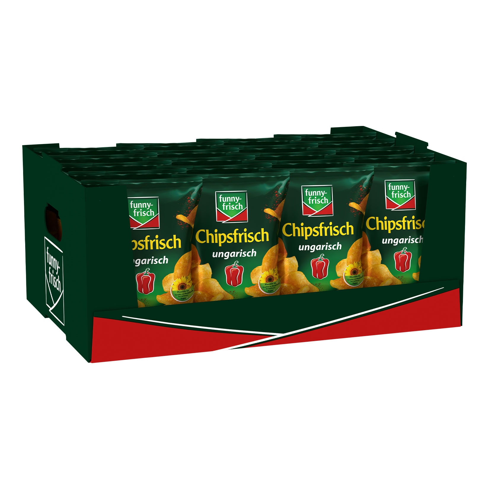 funny-frisch Chipsfrisch ungarisch 150 g, 20er Pack - Bild 1