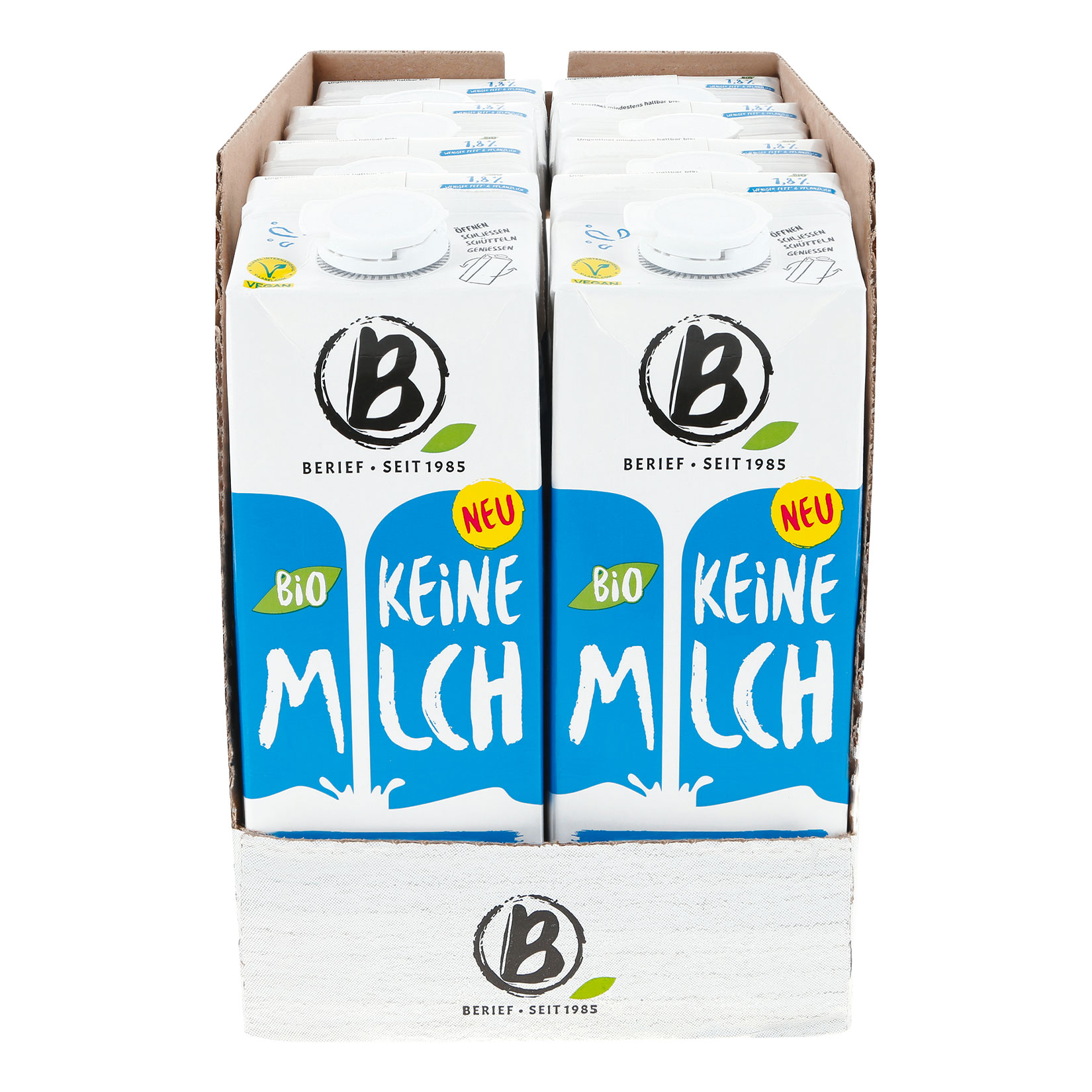 Berief Bio keine M*lch 1,8% 1 Liter, 8er Pack