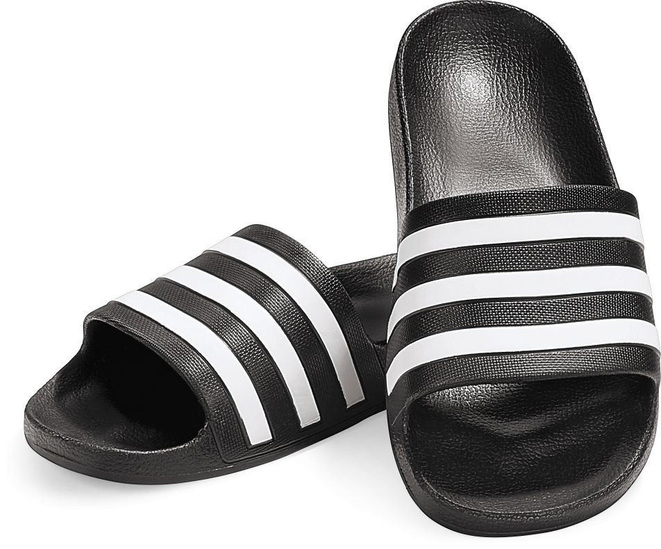 adidas adiletten "Aqua" - schwarz, Gr. 8 - Bild 1