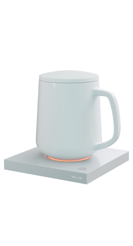 SoluM Smart Warmer incl. Qi Wireless Charging Wei&szlig; - Bild 1