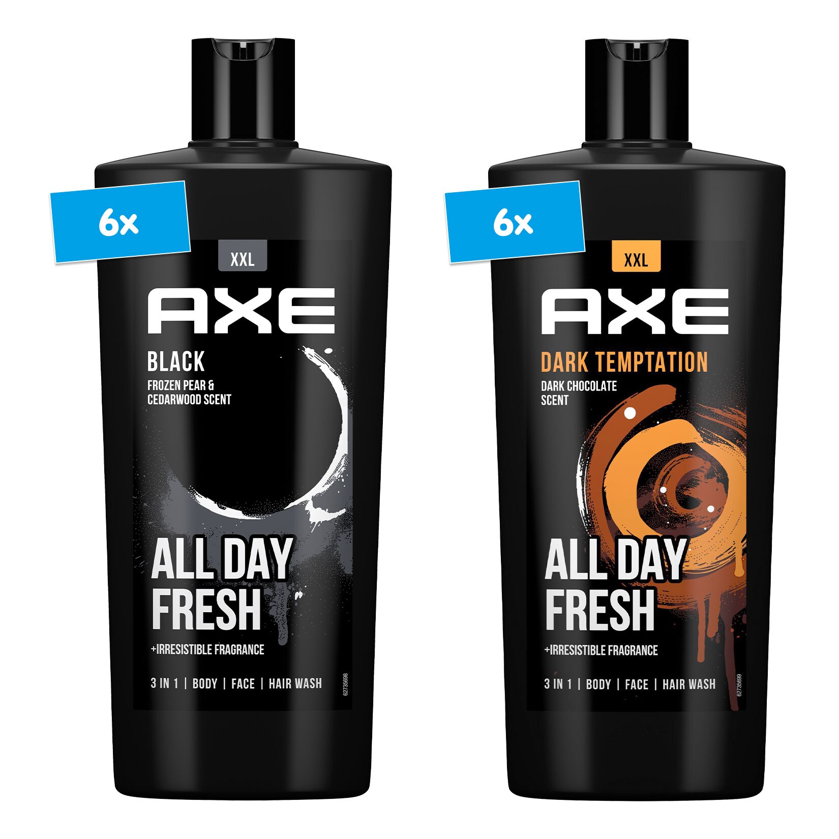 Axe Duschgel 700 ml, verschiedene Sorten, 12er Pack - Bild 1