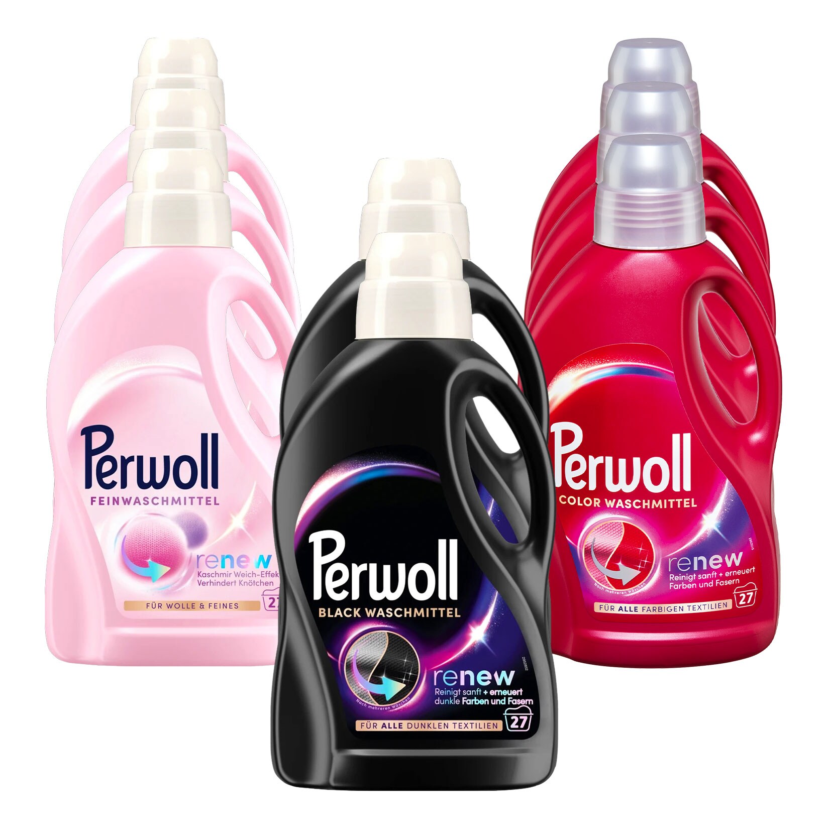 Perwoll Fl&uuml;ssigwaschmittel 27 WL, verschiedene Sorten, 8er Pack - Bild 1