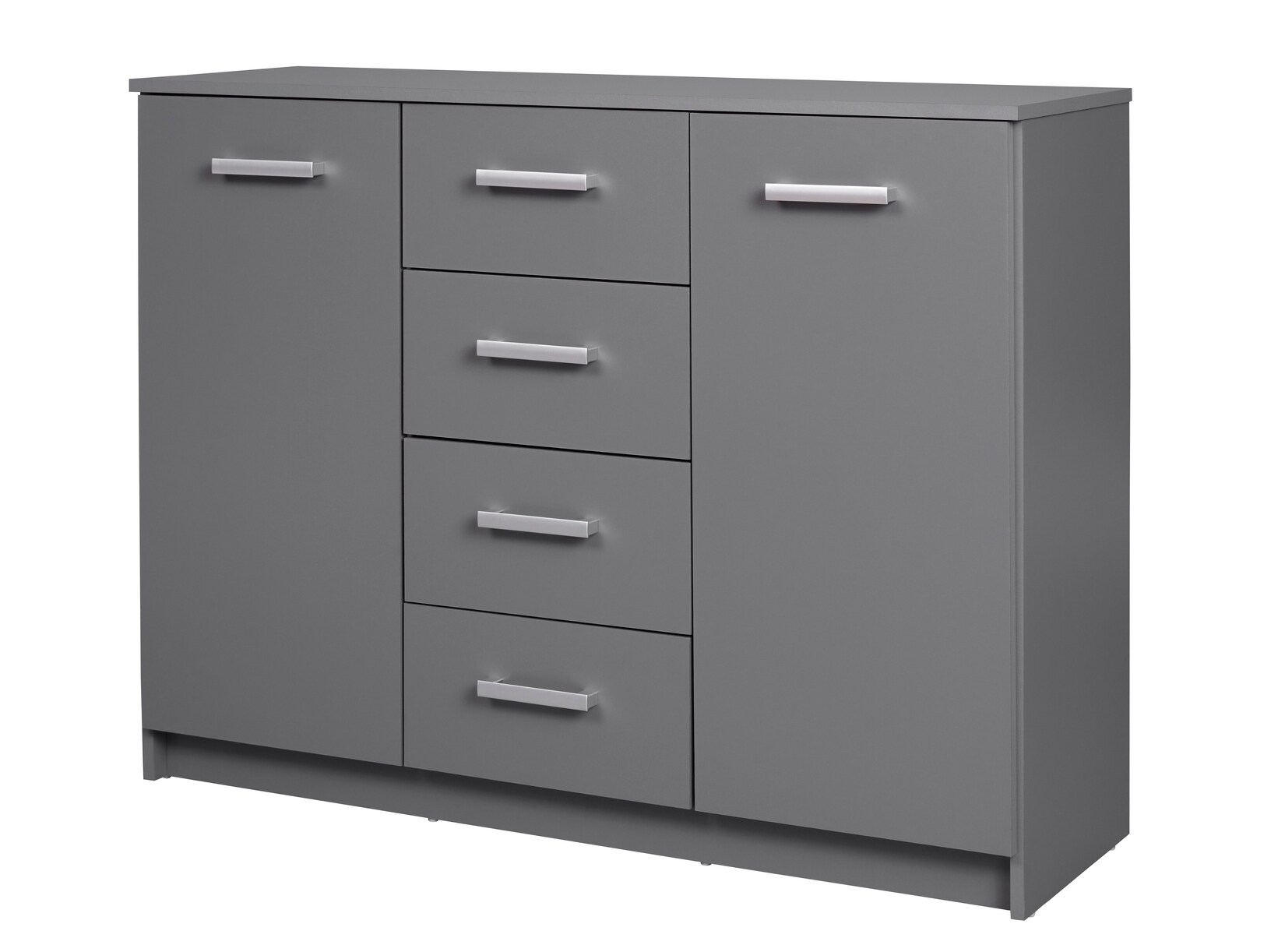 Inter Link Kommode Sideboard Elenzio in grau | 04010340187305