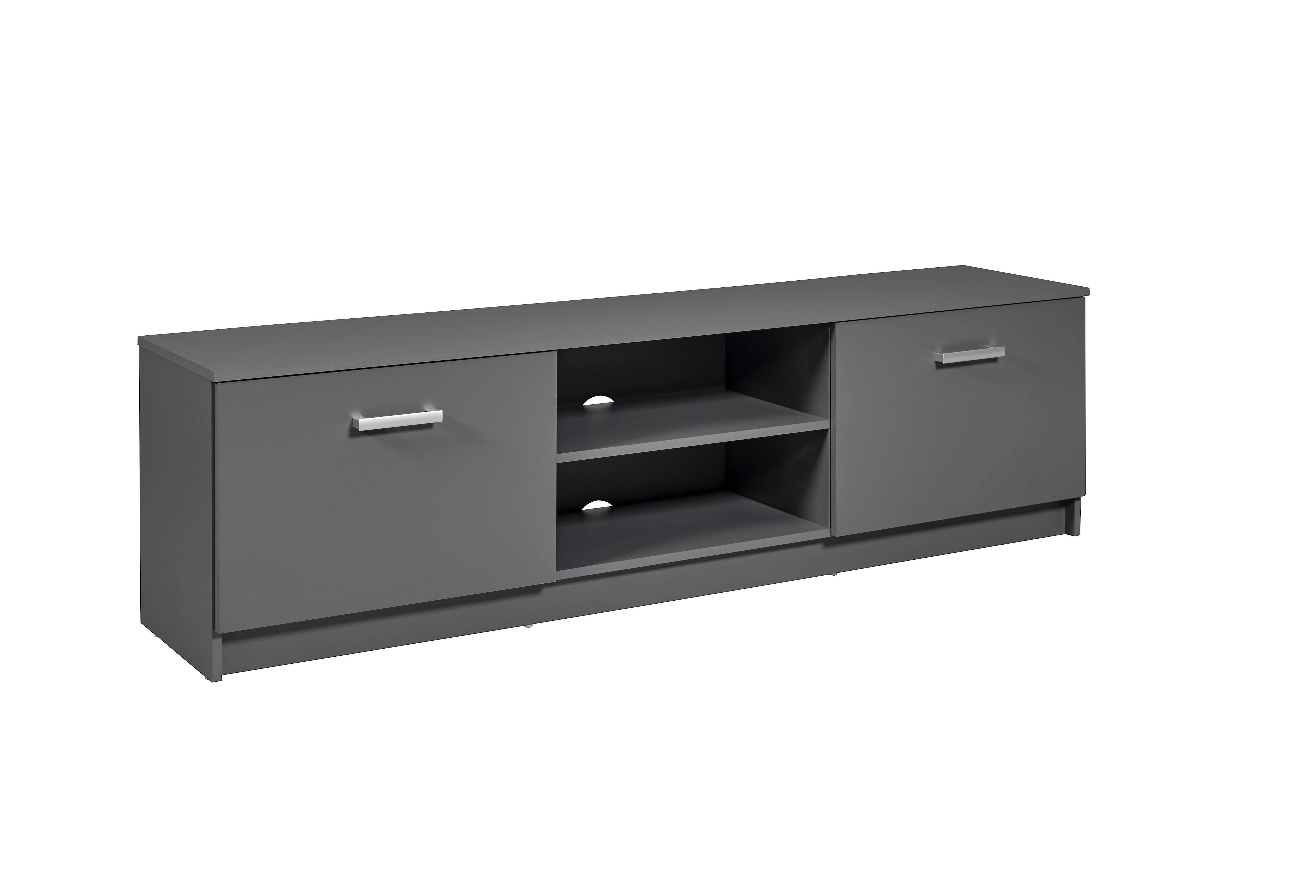 Inter Link Lowboard TV M&ouml;bel Kommode Elenzio in grau - Bild 1