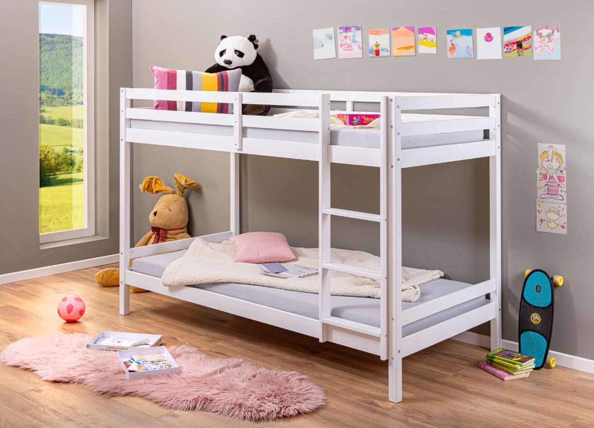 Inter Link Etagenbett Small Cloud 90×200 cm – Kiefer Massivolz | 04010340411059