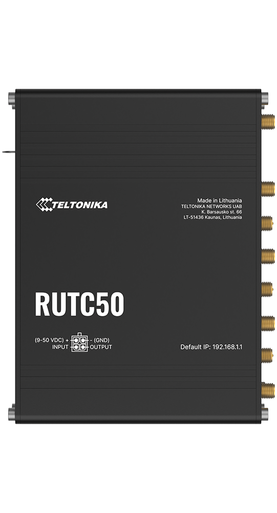 Teltonika RUTC50 Schwarz | 04779051841516