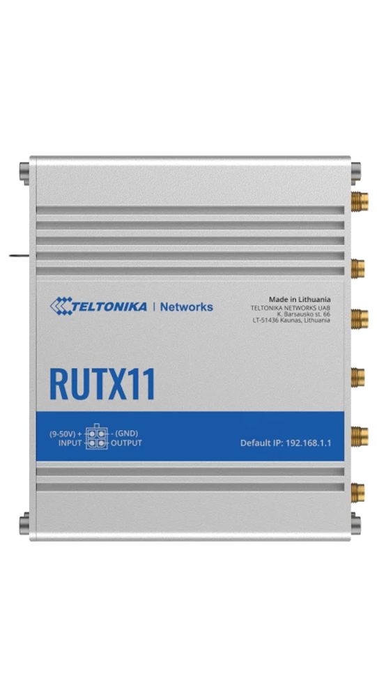 Teltonika RUTX11 Industrieller Mobilfunk-Router Silber - Bild 1