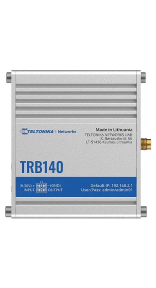 Teltonika TRB140 Industrial Rugged LTE Gateway Silber - Bild 1