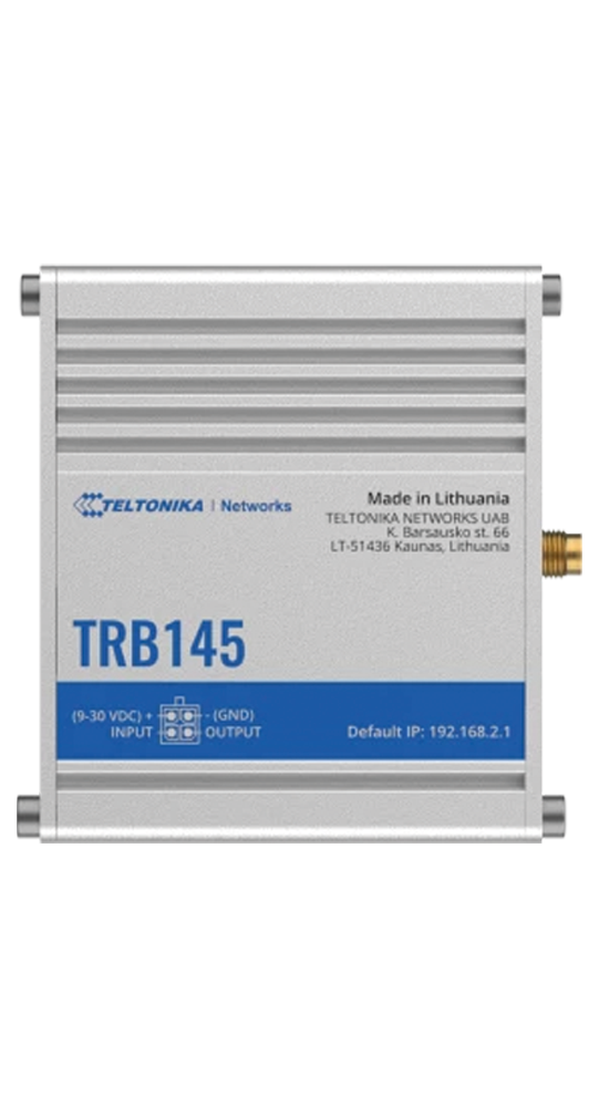 Teltonika TRB145 Industrial Rugged LTE RS485 Gateway Silber - Bild 1
