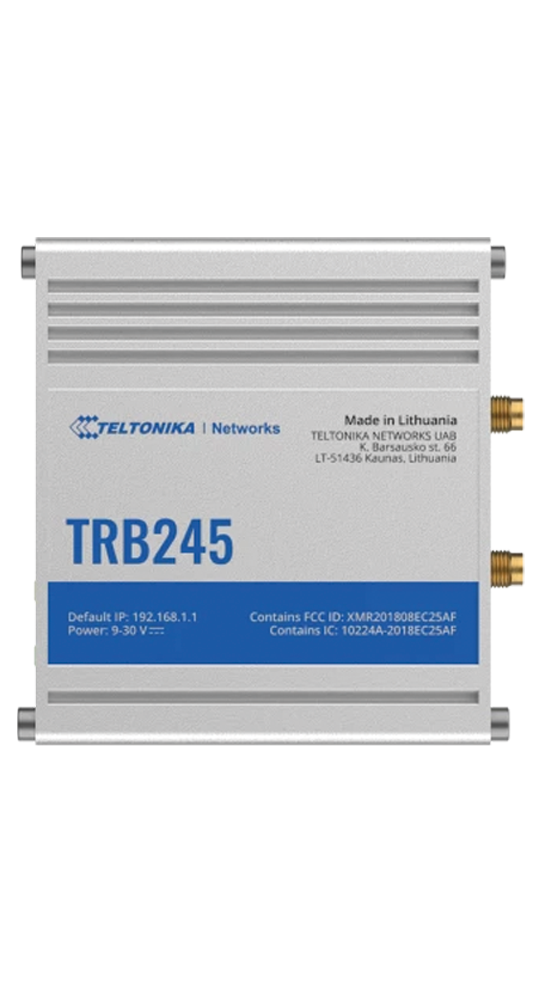Teltonika TRB245 Industrial M2M LTE Gateway Silber - Bild 1