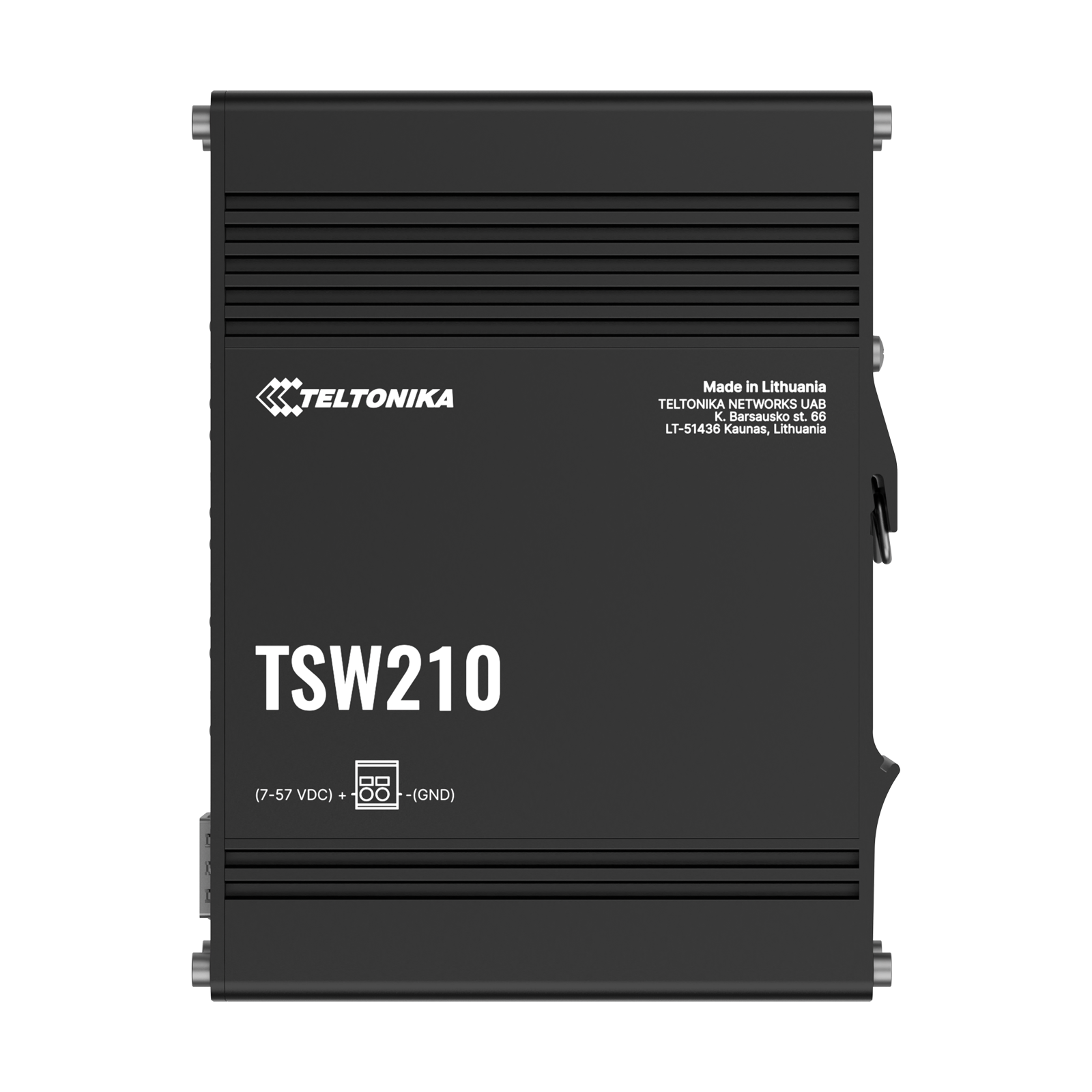Teltonika TSW210 Unmanaged Industrial Switch Schwarz - Bild 1