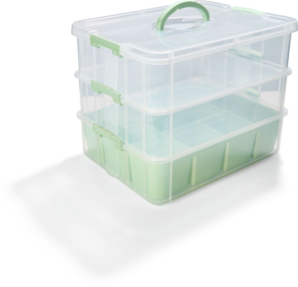 Dekor gro&szlig;e Ordnungsbox gr&uuml;n - Bild 1