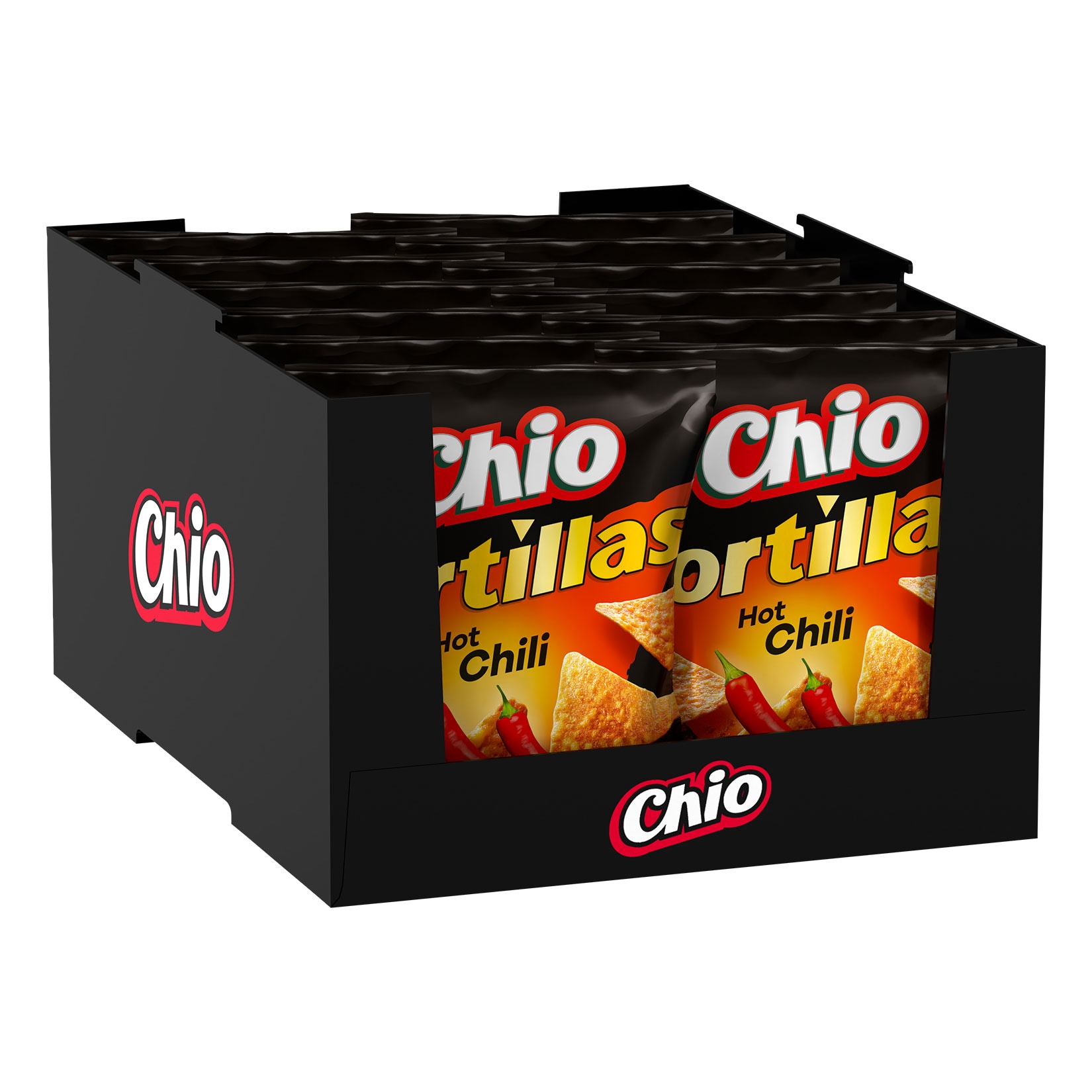 Chio Tortillas Hot Chili 110 g, 12er Pack - Bild 1