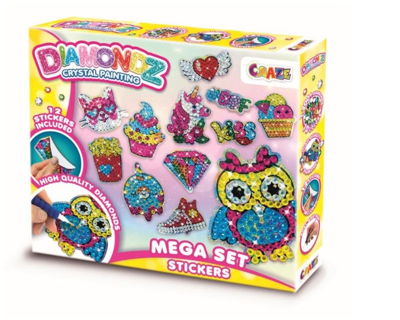 CRAZE Diamond Painting-Set – Mega Set Stickers | 04059779060469