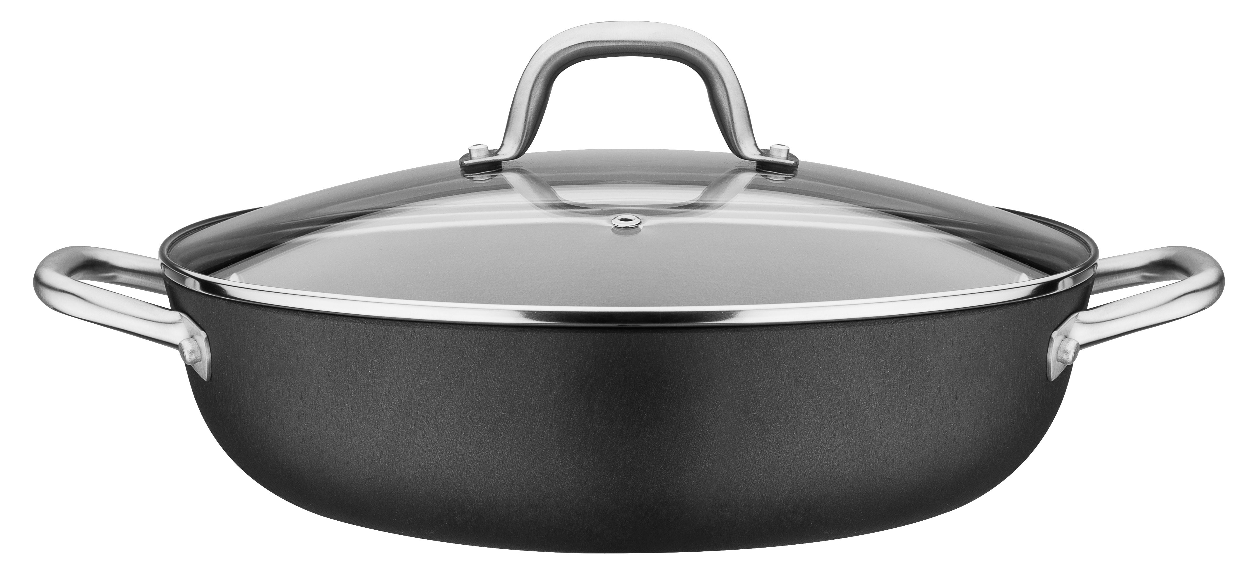 GSW Servierpfanne Robusta 30cm mit Glasdeckel - Bild 1