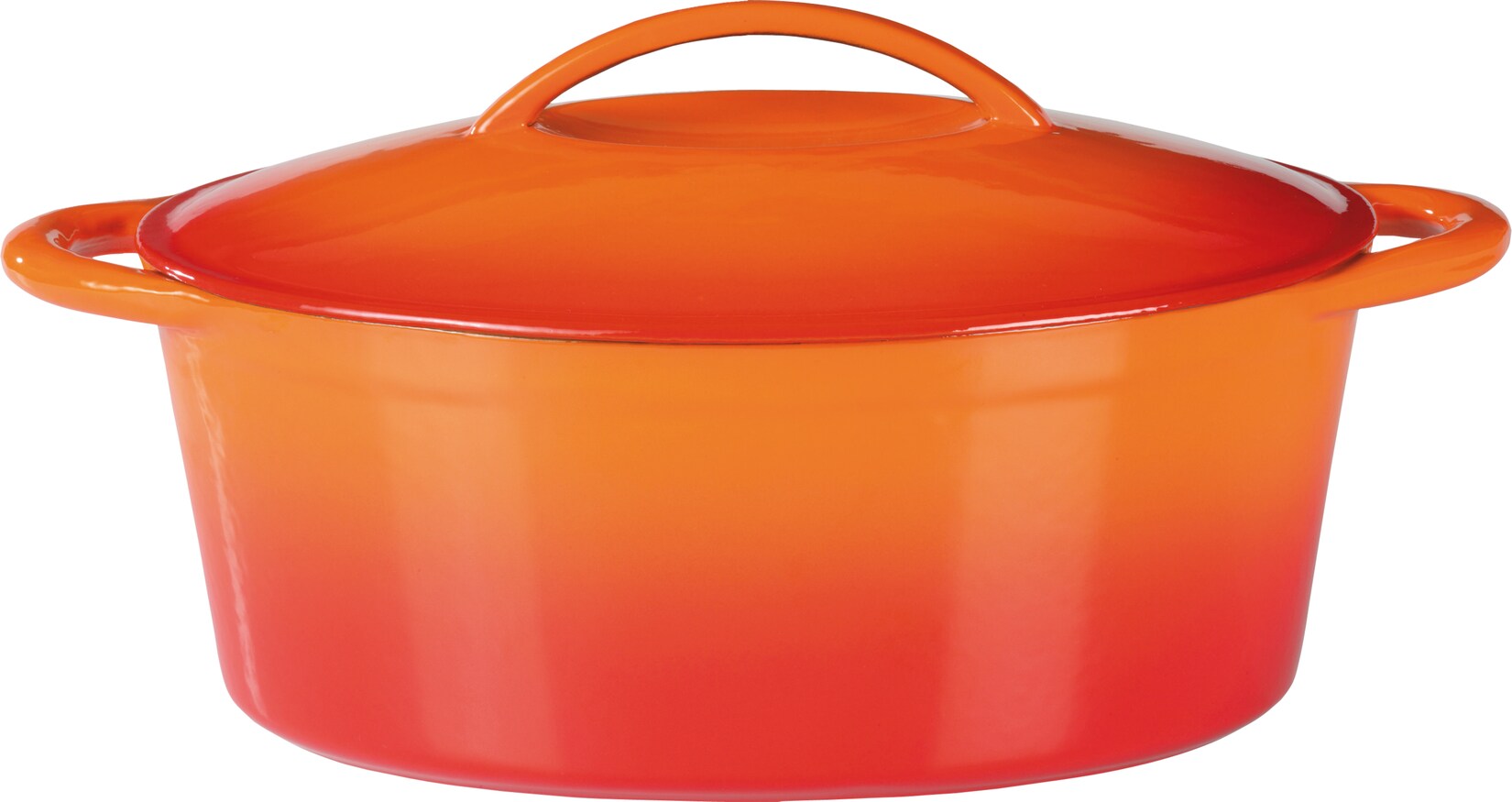 GSW Gusseisen Ovaler Bräter Orange Shadow 33x25cm, 7,0 L | 04005643716420
