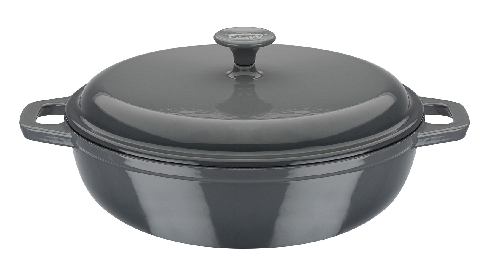 GSW Gusseisen Schmortopf Grey Shadow 30cm, 4,5 L | 04005643716321