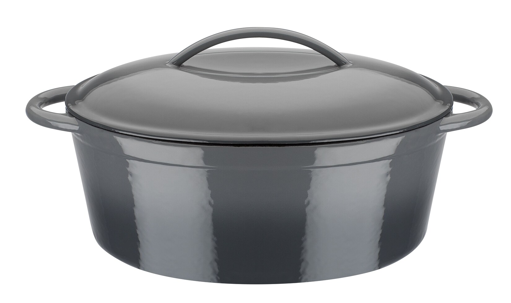 GSW Gusseisen Ovaler Bräter Grey Shadow 33x25cm, 7,0 L | 04005643716338