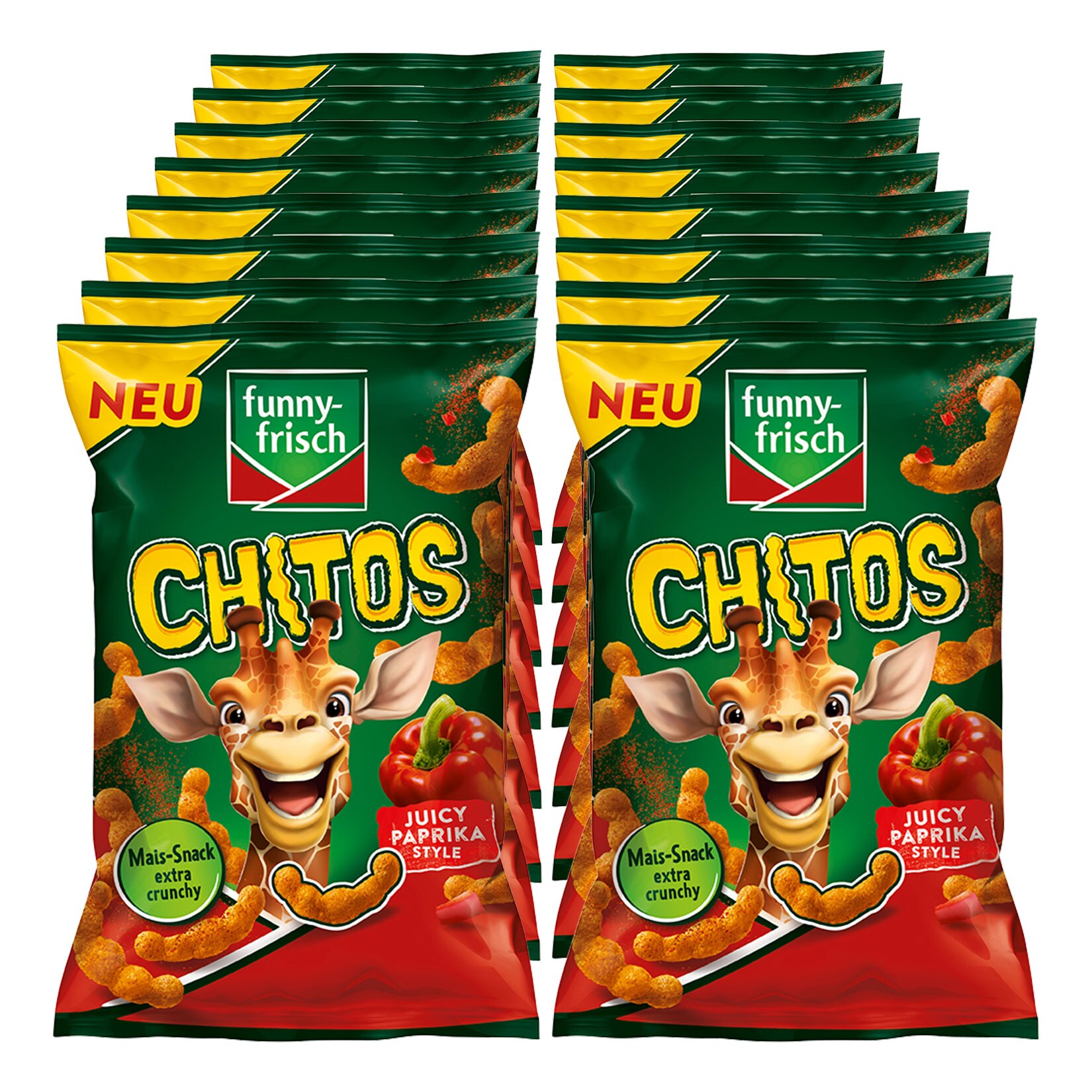funny-frisch Chitos Juicy Paprika Style 80 g, 16er Pack - Bild 1