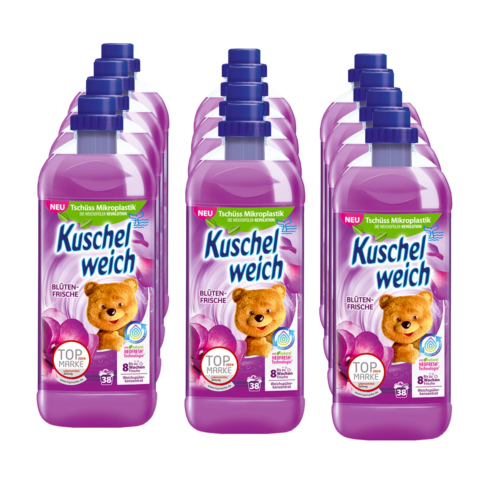 Kuschelweich Weichspüler Blütenfrische Liter, 12er Pack online