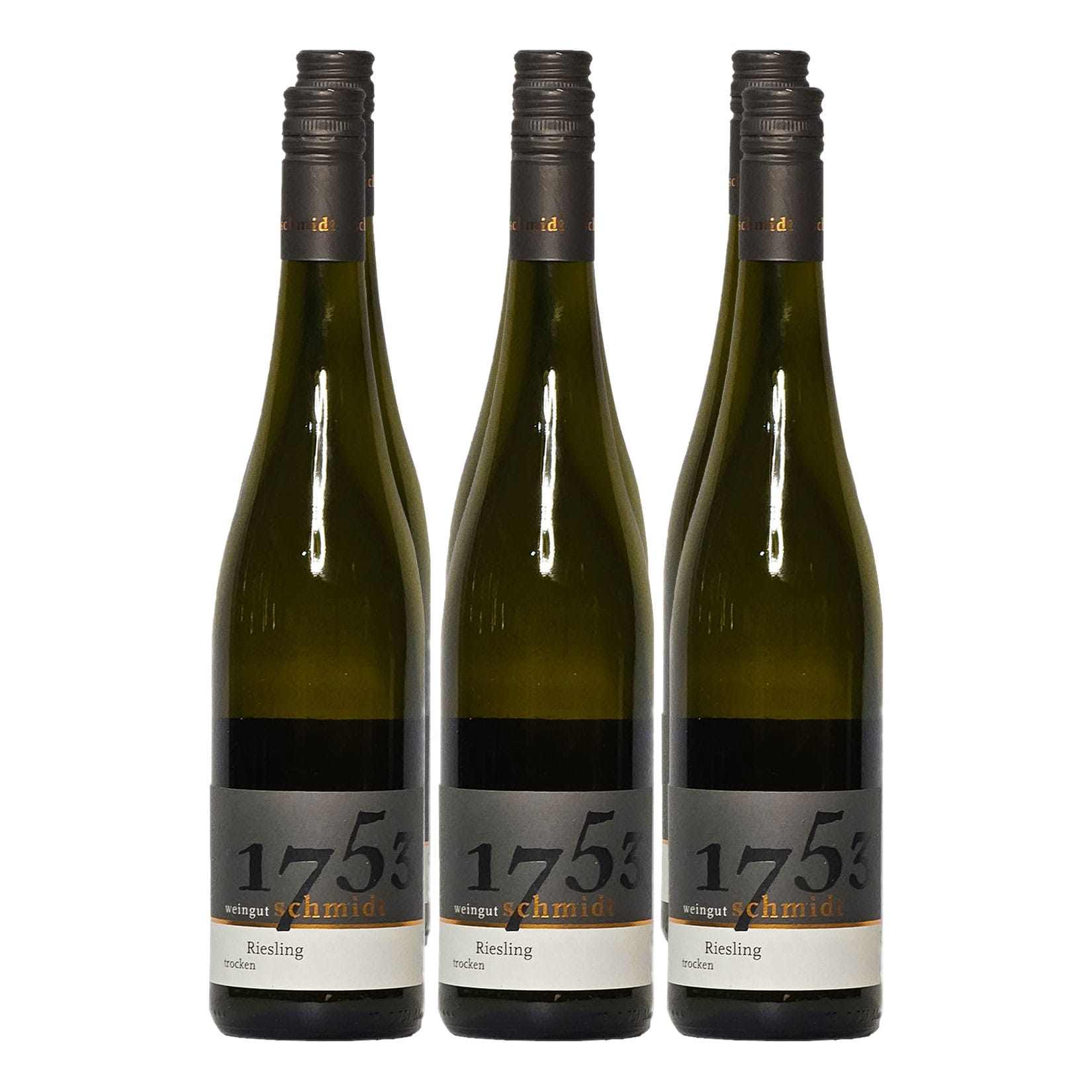Weingut Schmidt 2023er Riesling "vom Schiefer" trocken 13,0 % vol 6 x 0,75 Liter - Bild 1