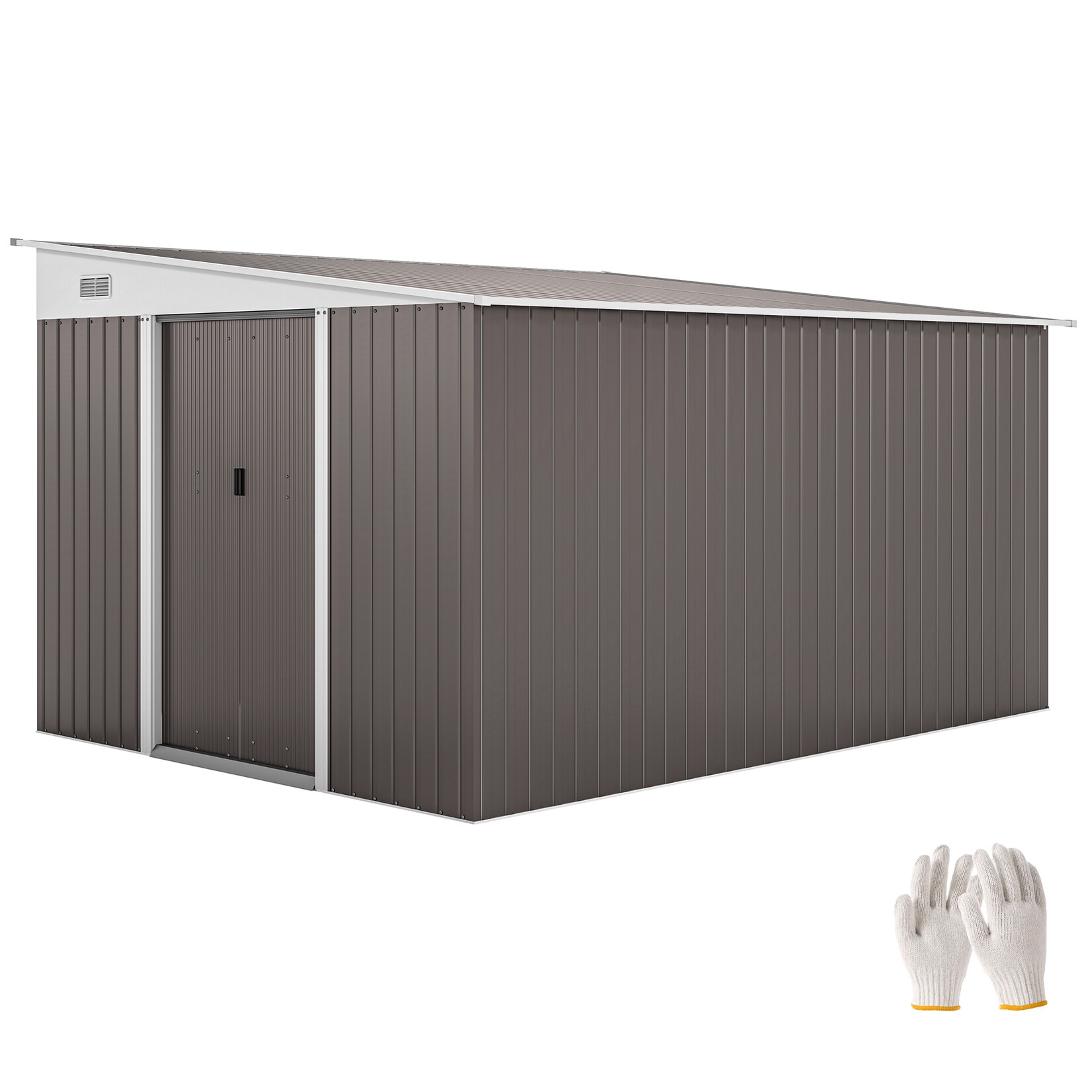 Outsunny Gartenschuppen Verzinkter Stahl | 04255633546821