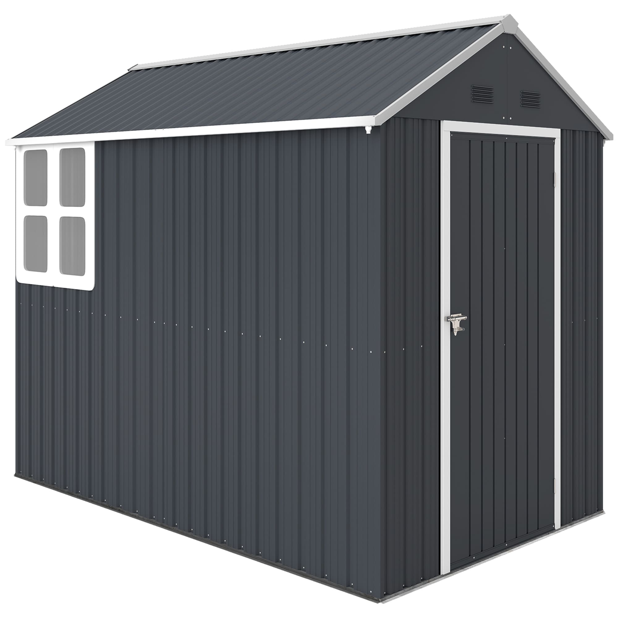 Outsunny Gartenschuppen Verzinkter Stahl - Bild 1
