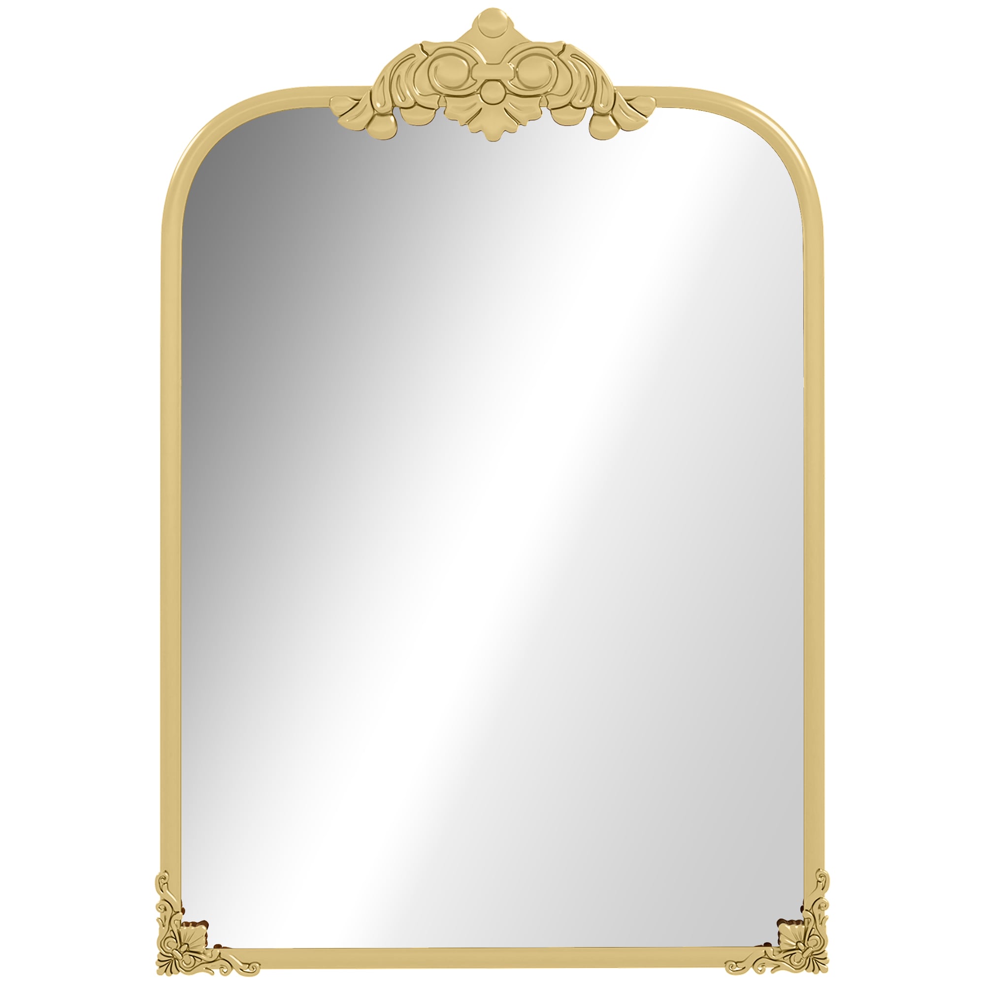 HOMCOM Wandspiegel Glas, Metall - Bild 1