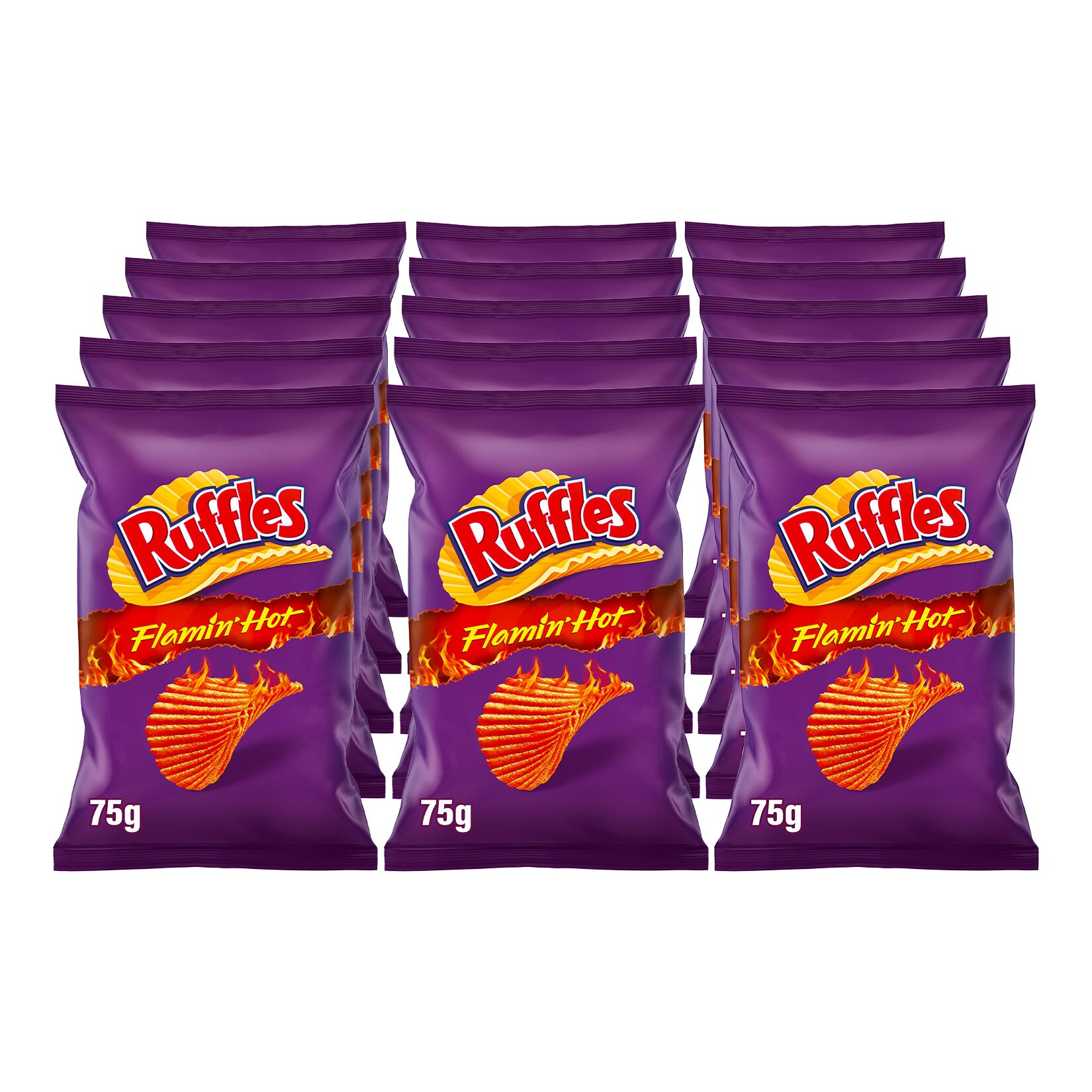 Ruffles Flamin&acute; Hot 75 g, 15er Pack - Bild 1