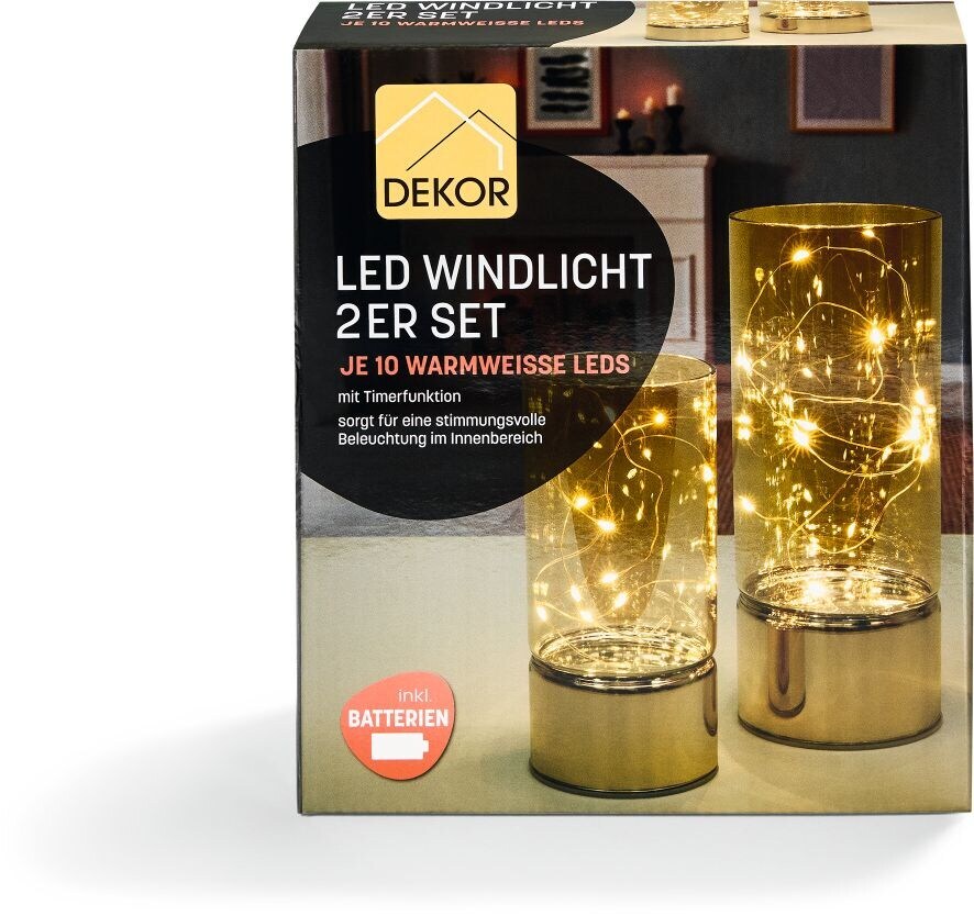 Dekor LED Windlicht (ohne motiv) - Bild 1