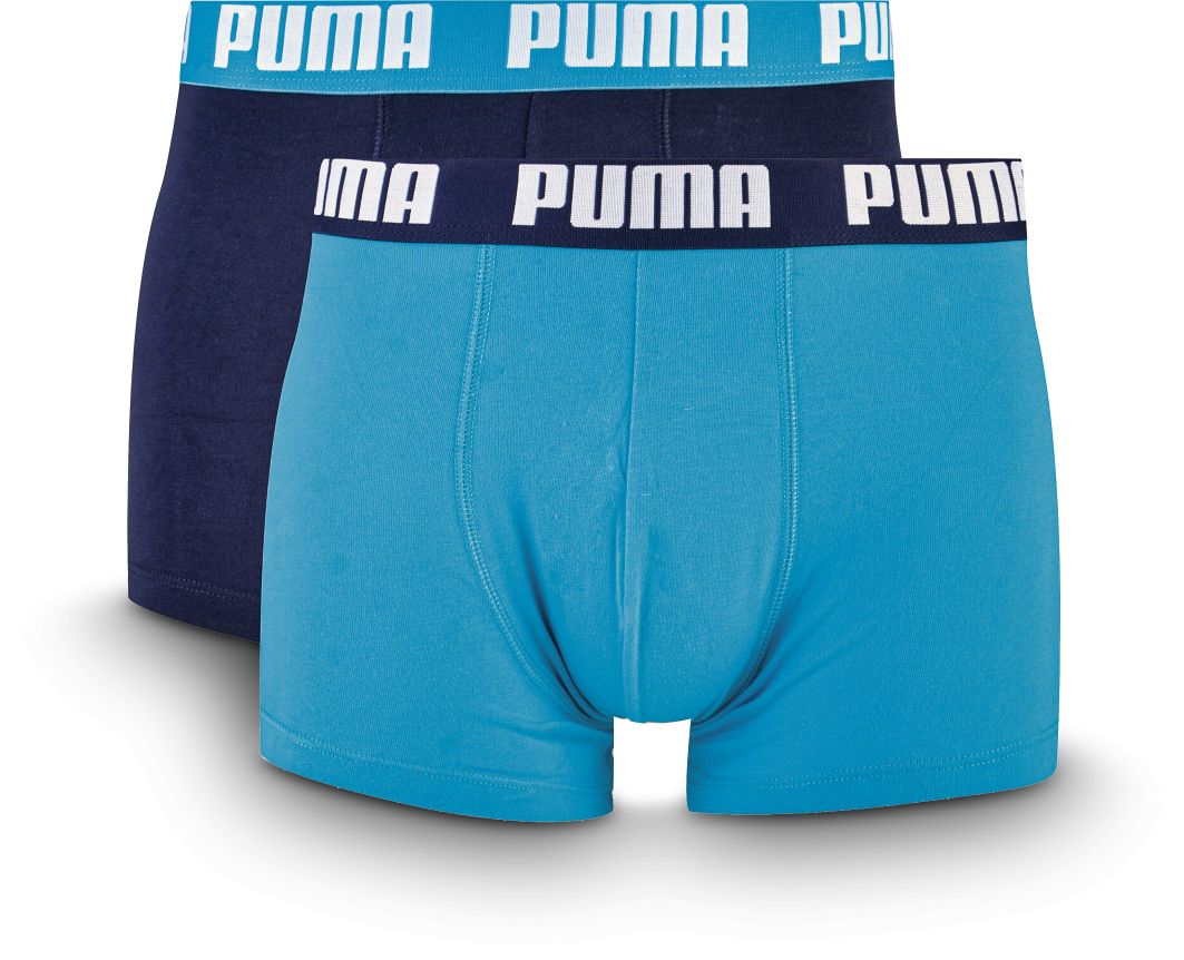 Puma Herren Retroshorts, 2er Pack türkis, M