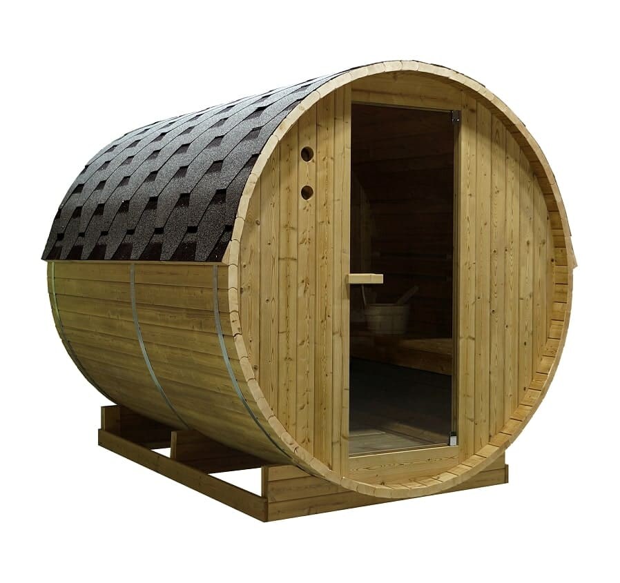 SANOTECHNIK Fasssauna TROMSÖ XL | 09002827059842