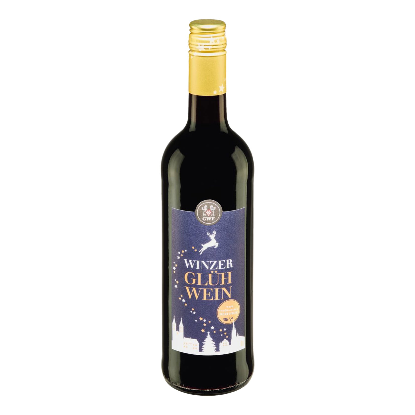 Winzergl&uuml;hwein rot 11,0 % vol 0,75 Liter - Bild 1