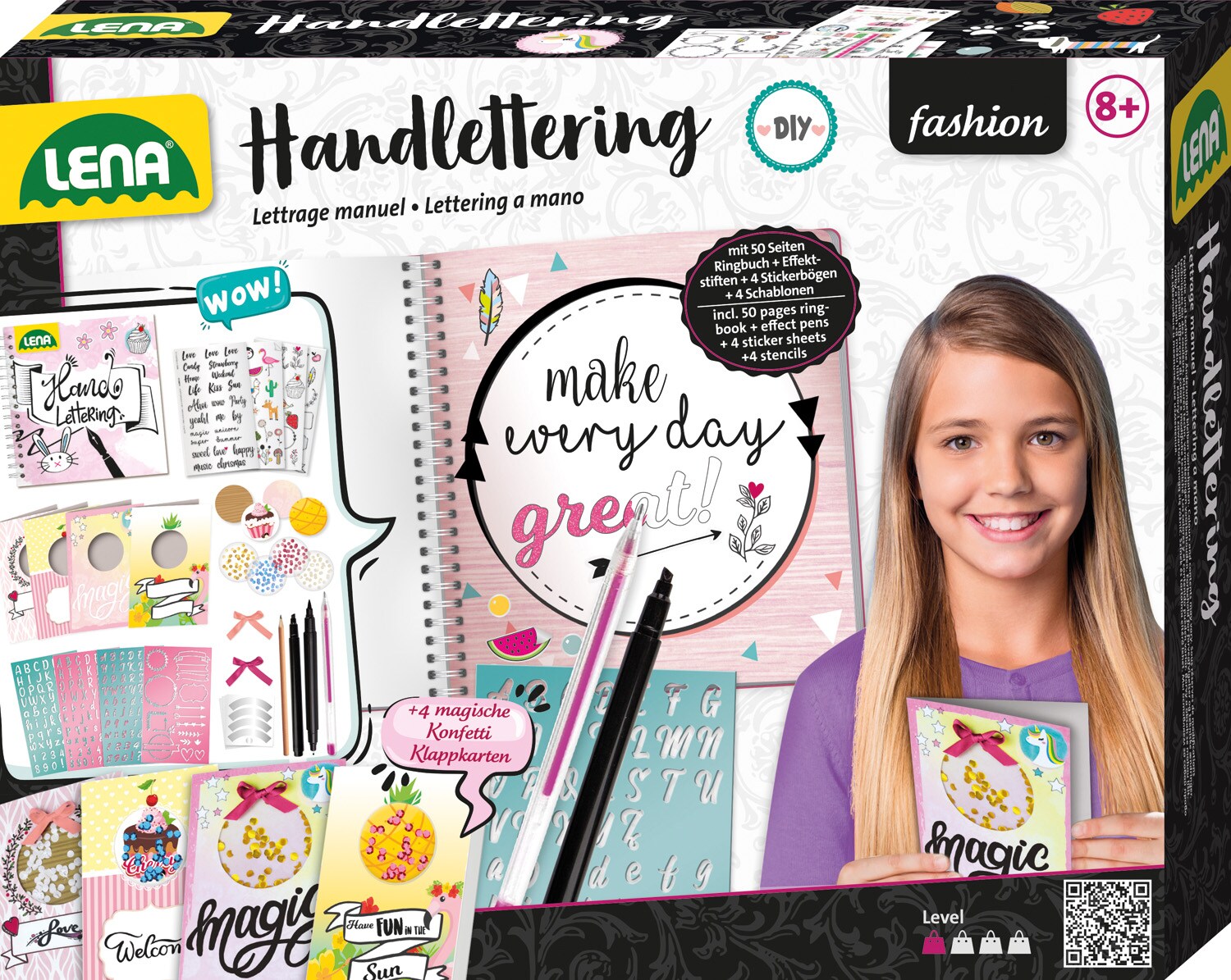 Handlettering gro&szlig;, Faltschachtel - Bild 1