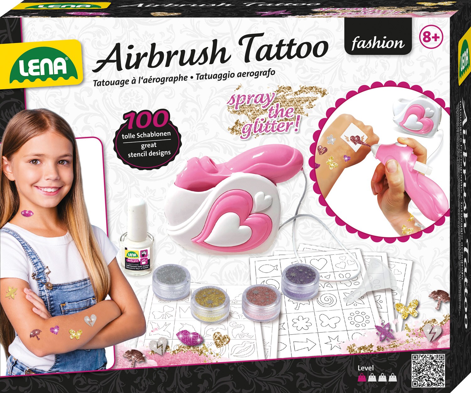 Airbrush Tattoo Studio, Faltschachtel - Bild 1