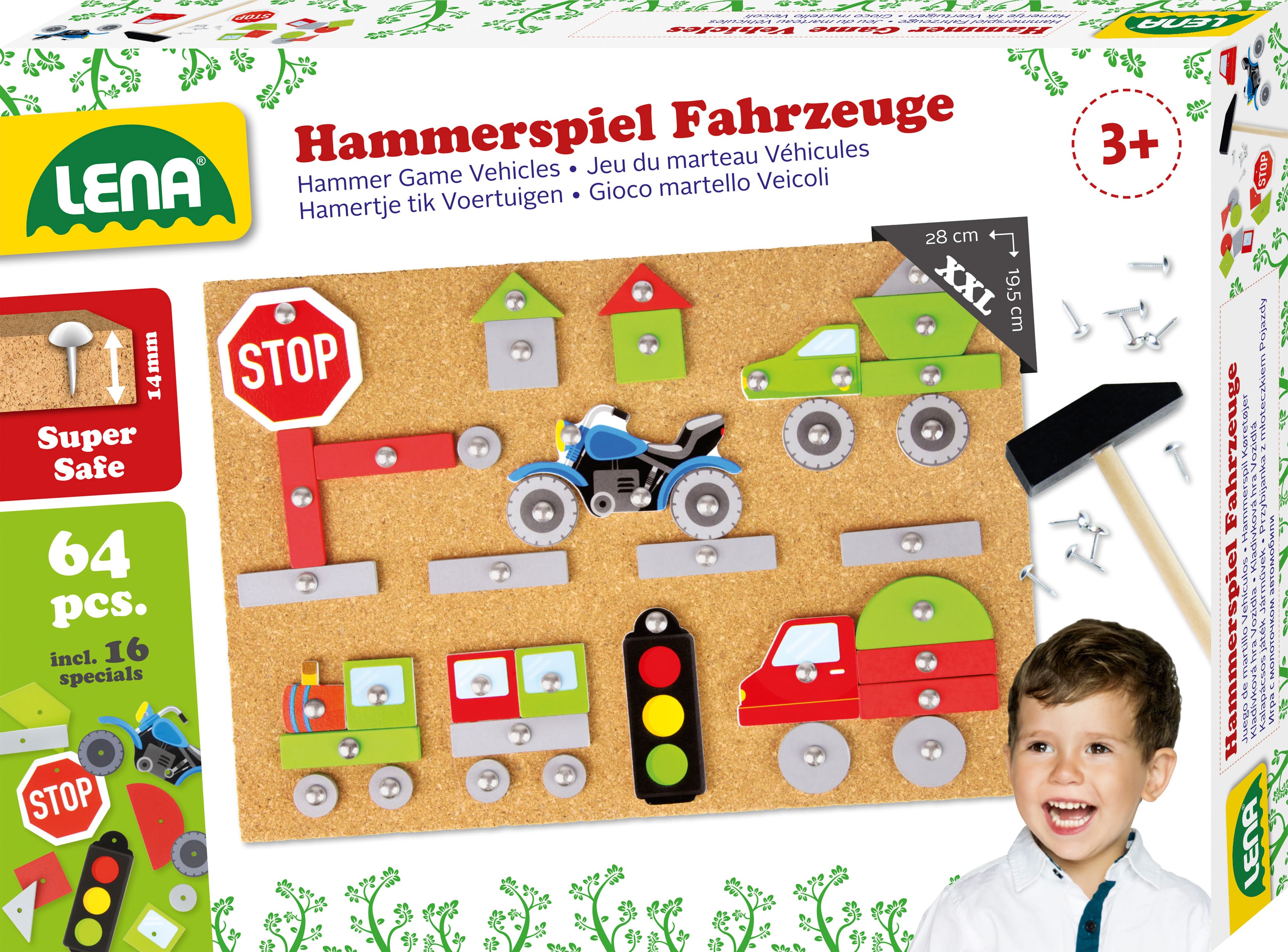 Hammerspiel Fahrzeuge, Faltschachtel - Bild 1