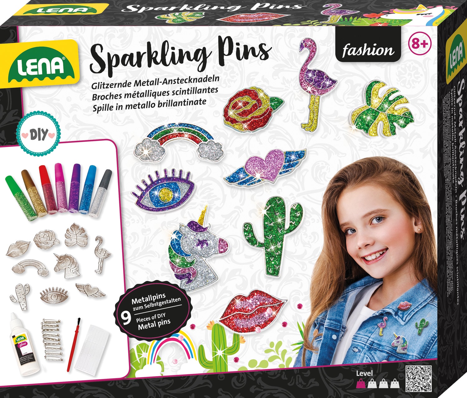 Metal Sparkling Pin, Faltschachtel - Bild 1